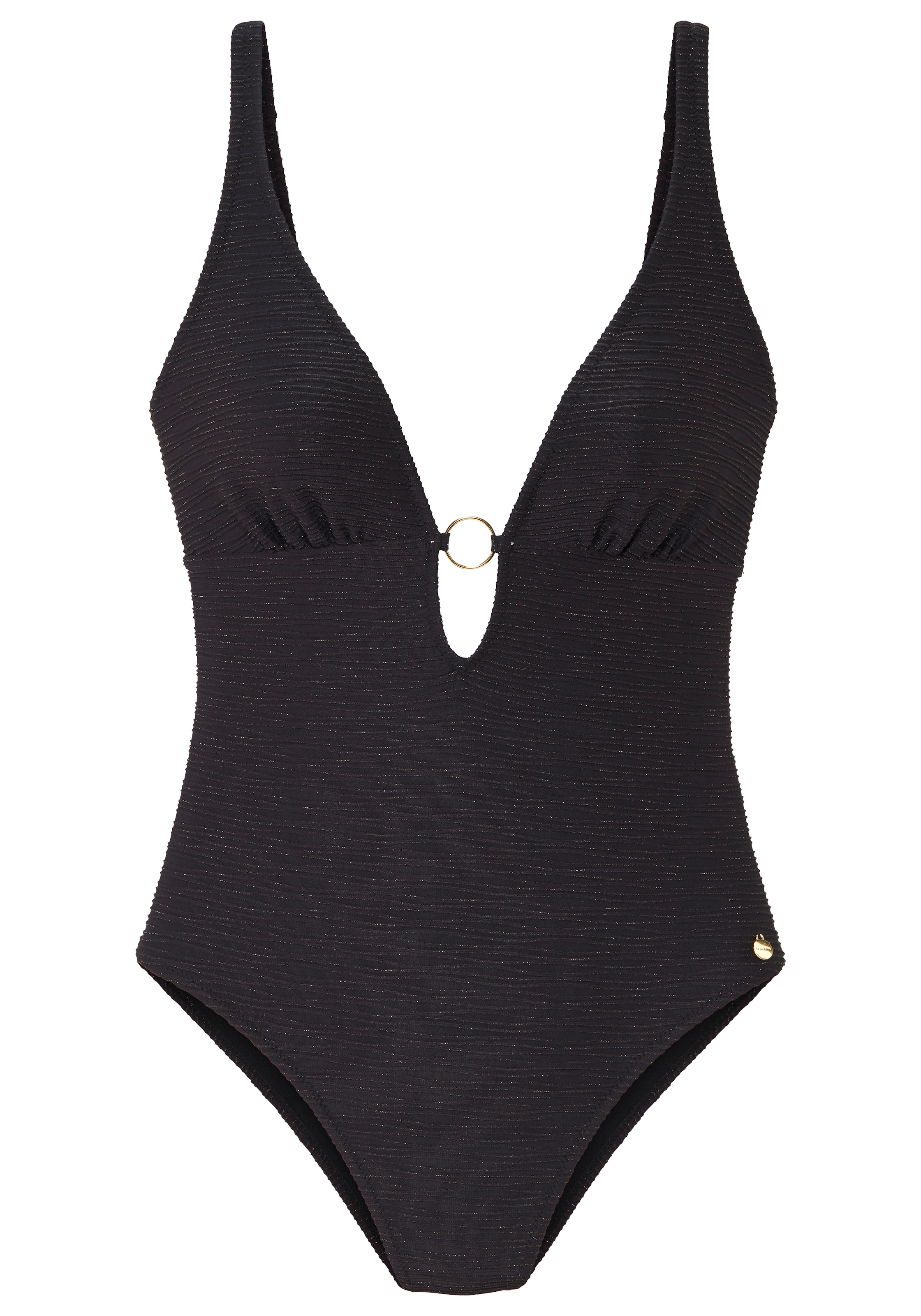 LASCANA Maillot de bain Glitzernde Strukturware