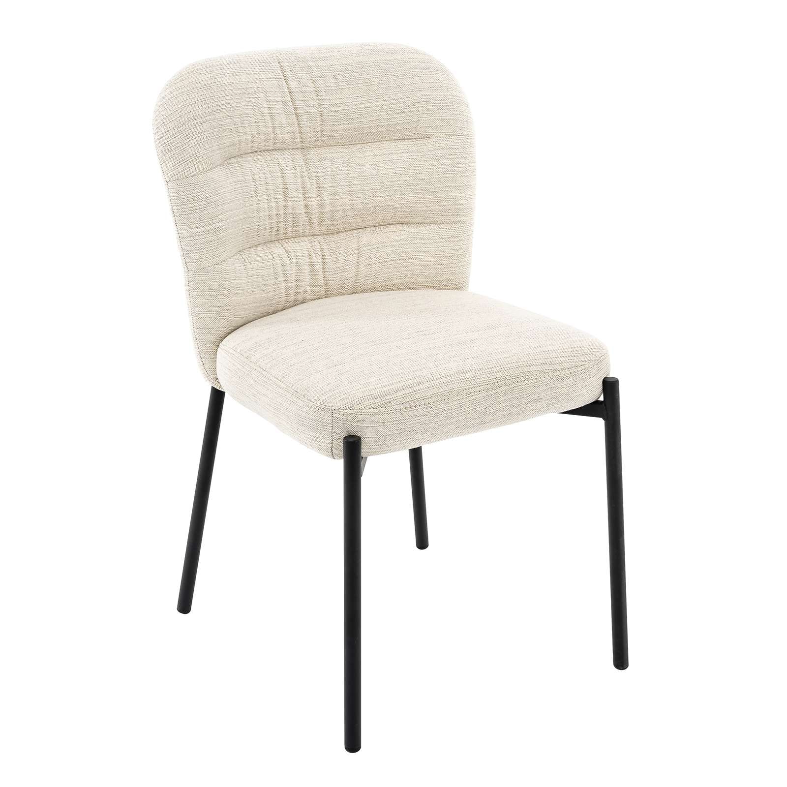 GOODproduct Chaise de salle à manger »Aniene« () 2 cuisDossier et assise rembourrés, hauteur d'assise 49 cm