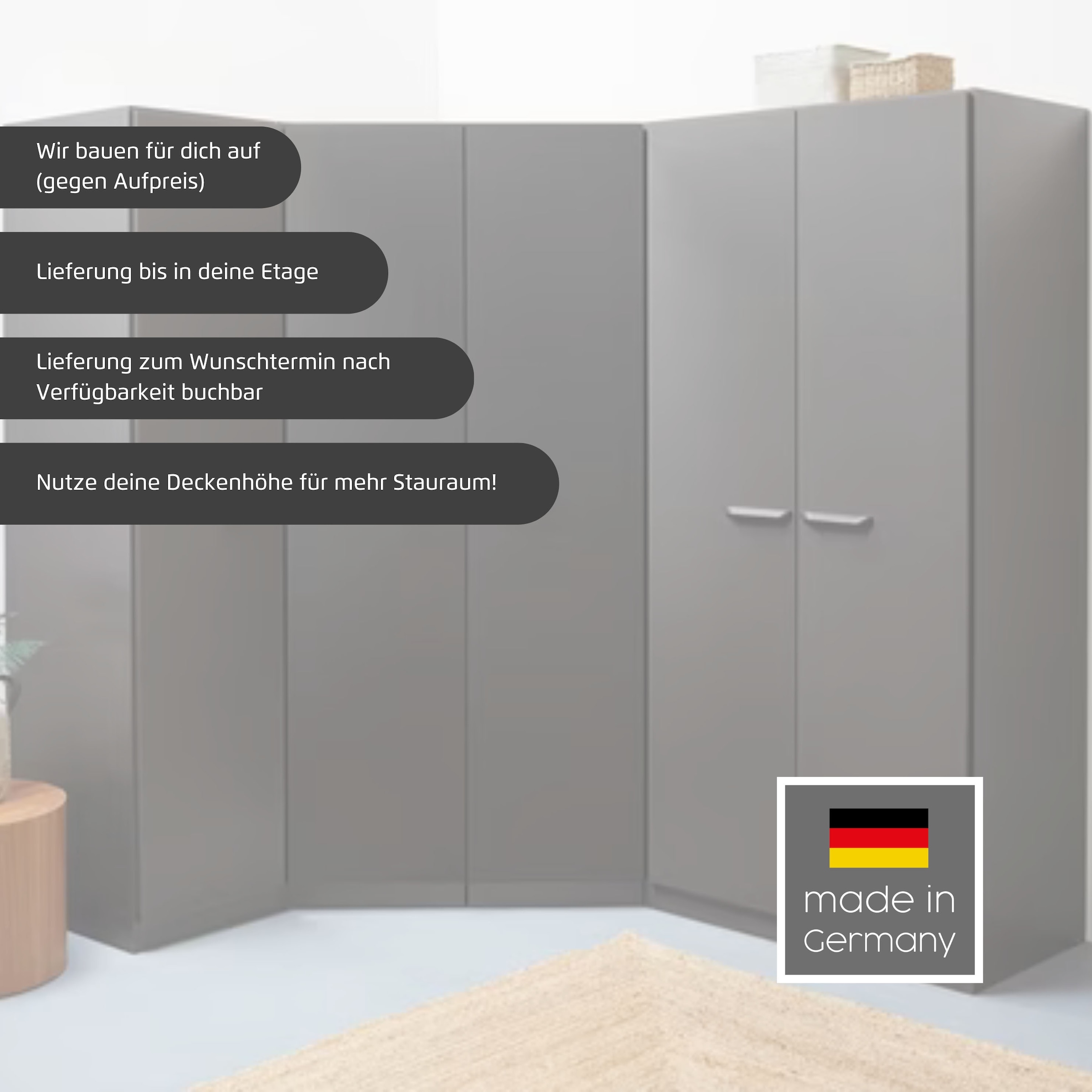 rauch Schrank-Set »Kleiderschrank Schrank Garderobe Wäscheschrank VANDOR« Set, 
