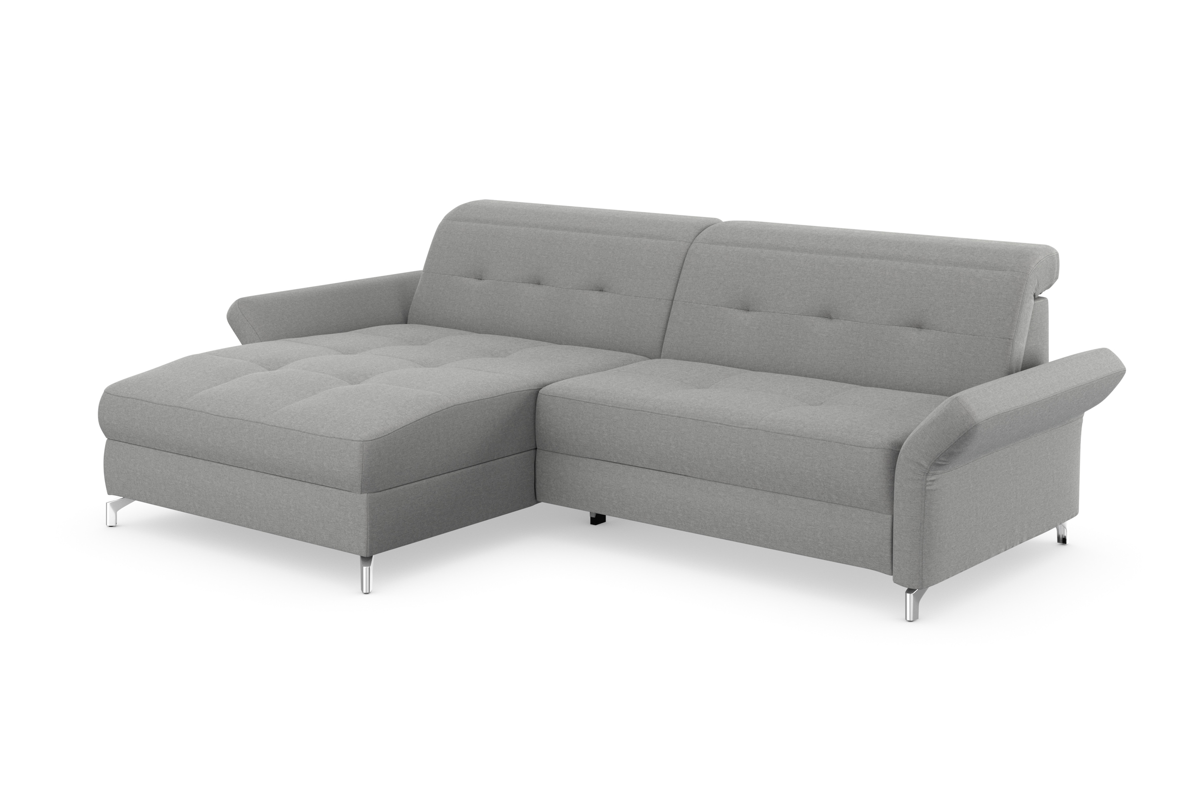 Home affaire Ecksofa »Maredo L-Form« Federkern, wahlweise  auch mit Kopfteil- und Armlehnverstellung