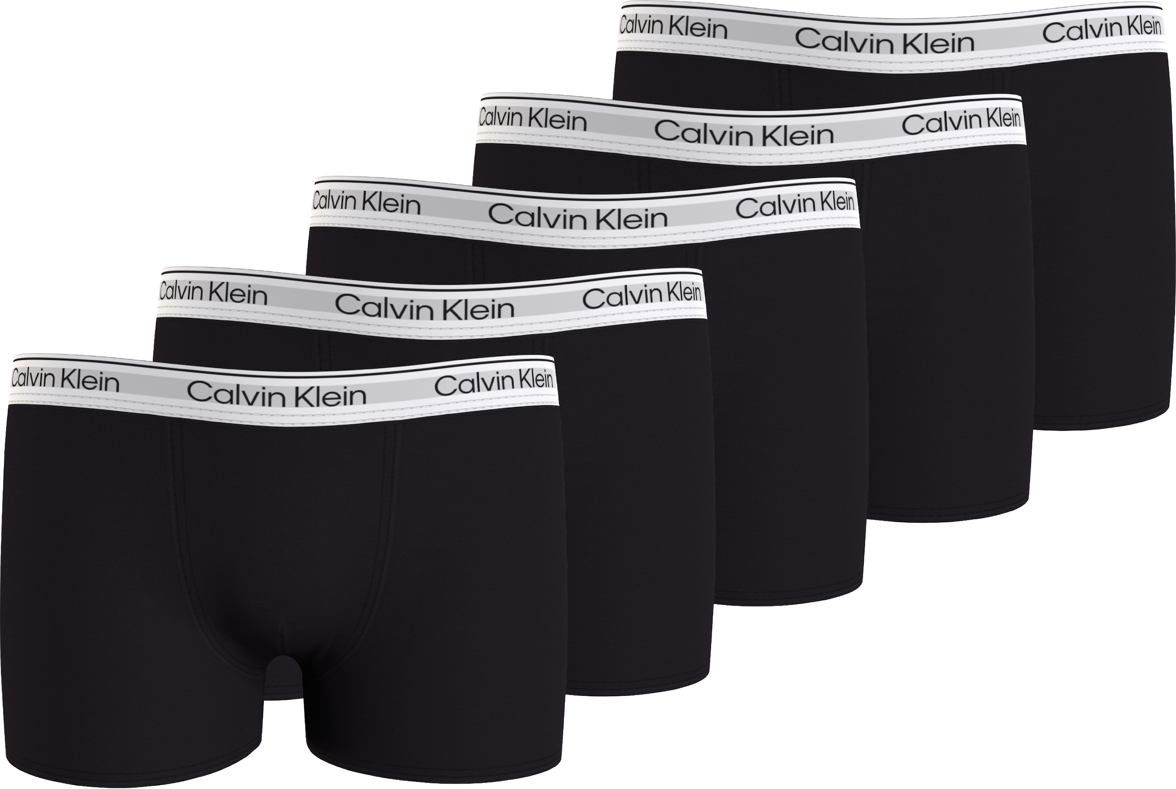 Calvin Klein Underwear Trunk »5PK TRUNK« Packung, 5er-Pack, 5 Stk. mit Logobund
