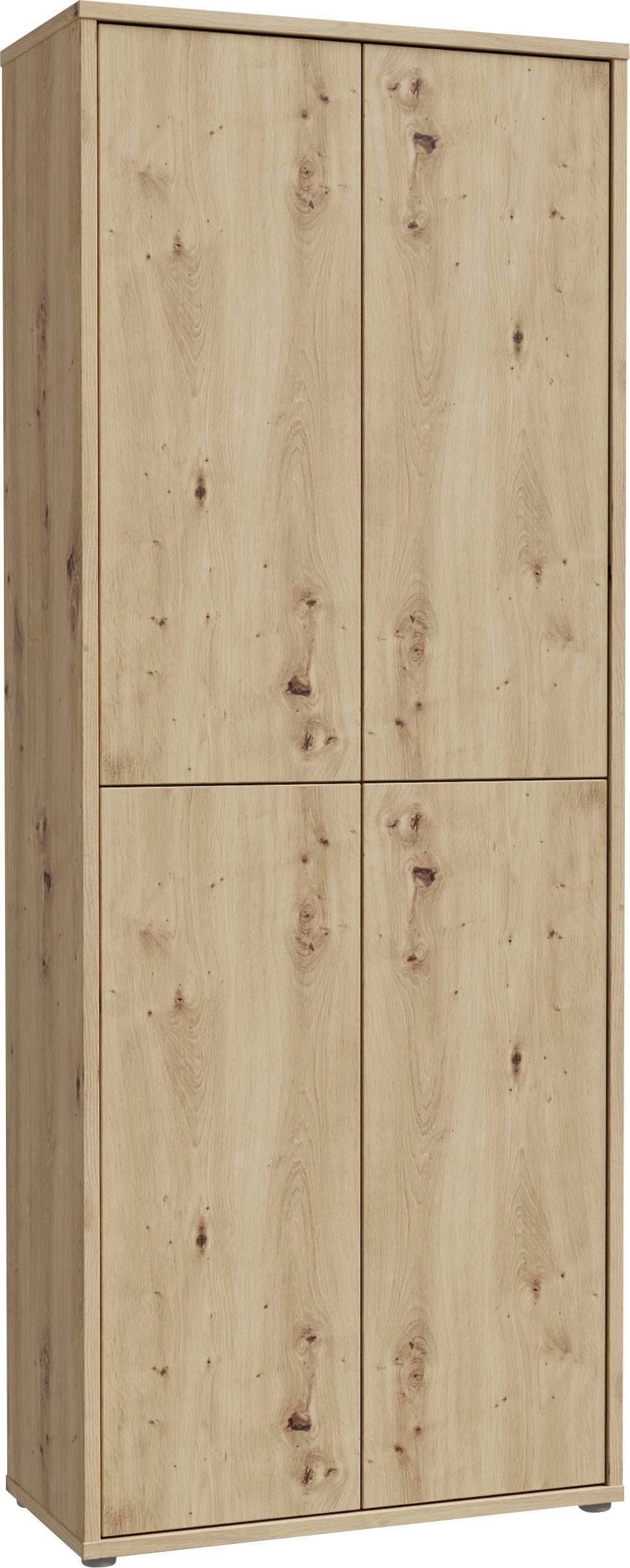 FORTE Schuhschrank »Alice Springs, Schuhschrank, Höhe 191,9 cm, 4 Türen, viel Platz« B/H/T 74,5/191,9/34,9 cm,  Stauraumschrank, Mehrzweckschrank, Breite 74,5 cm, mit 8 Böden