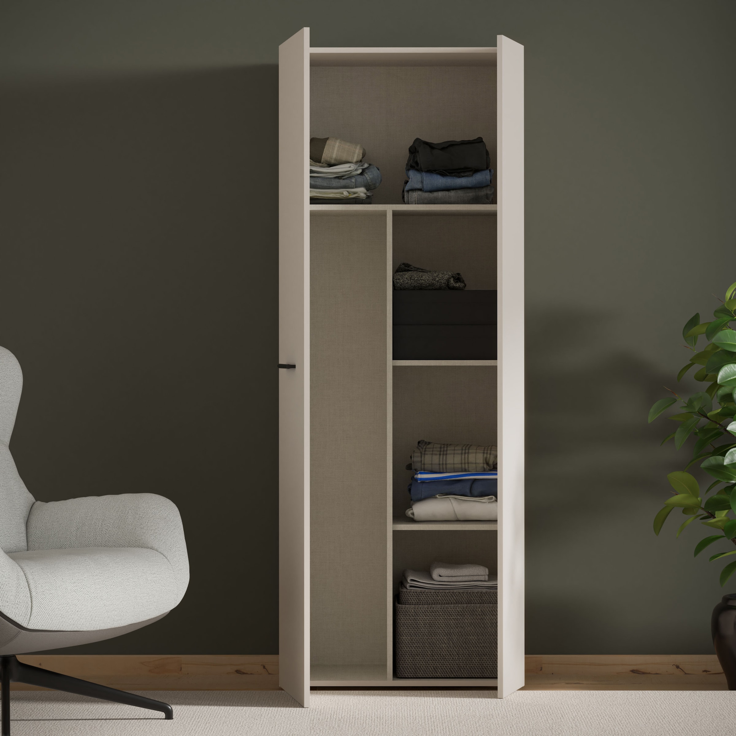 FORTE Armoire multi-usages »NET306« Mehrzweckschrank, inklusive Einlegböden, verschiedene Dekore