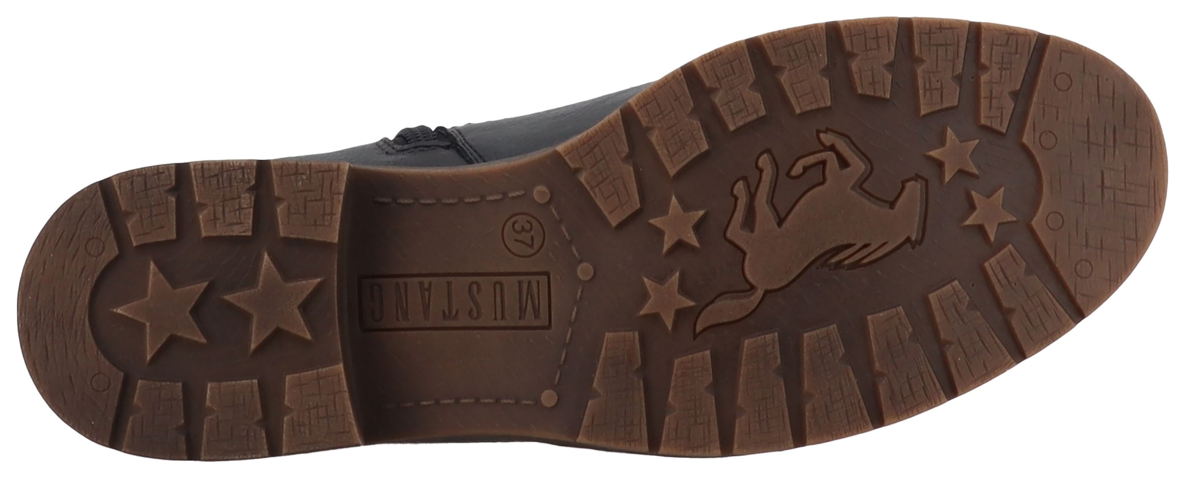 Mustang Shoes Bottes d'hiver »Elfi«  bottes avec lanières décoratives et talon bloc