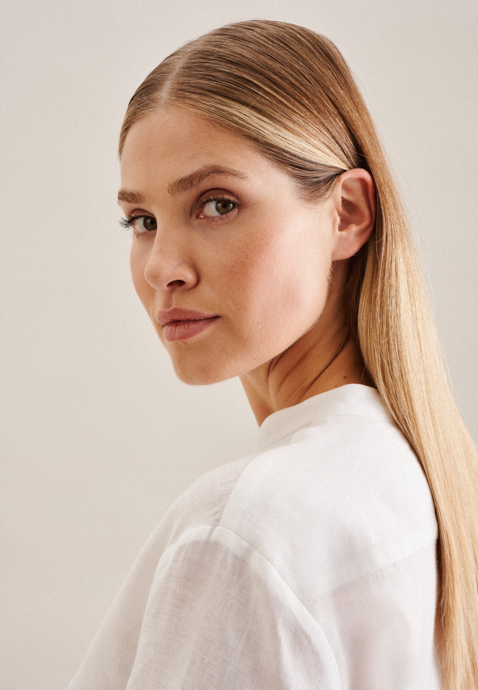 seidensticker Klassische Bluse »Schwarze Rose« Tunika Garnfärber