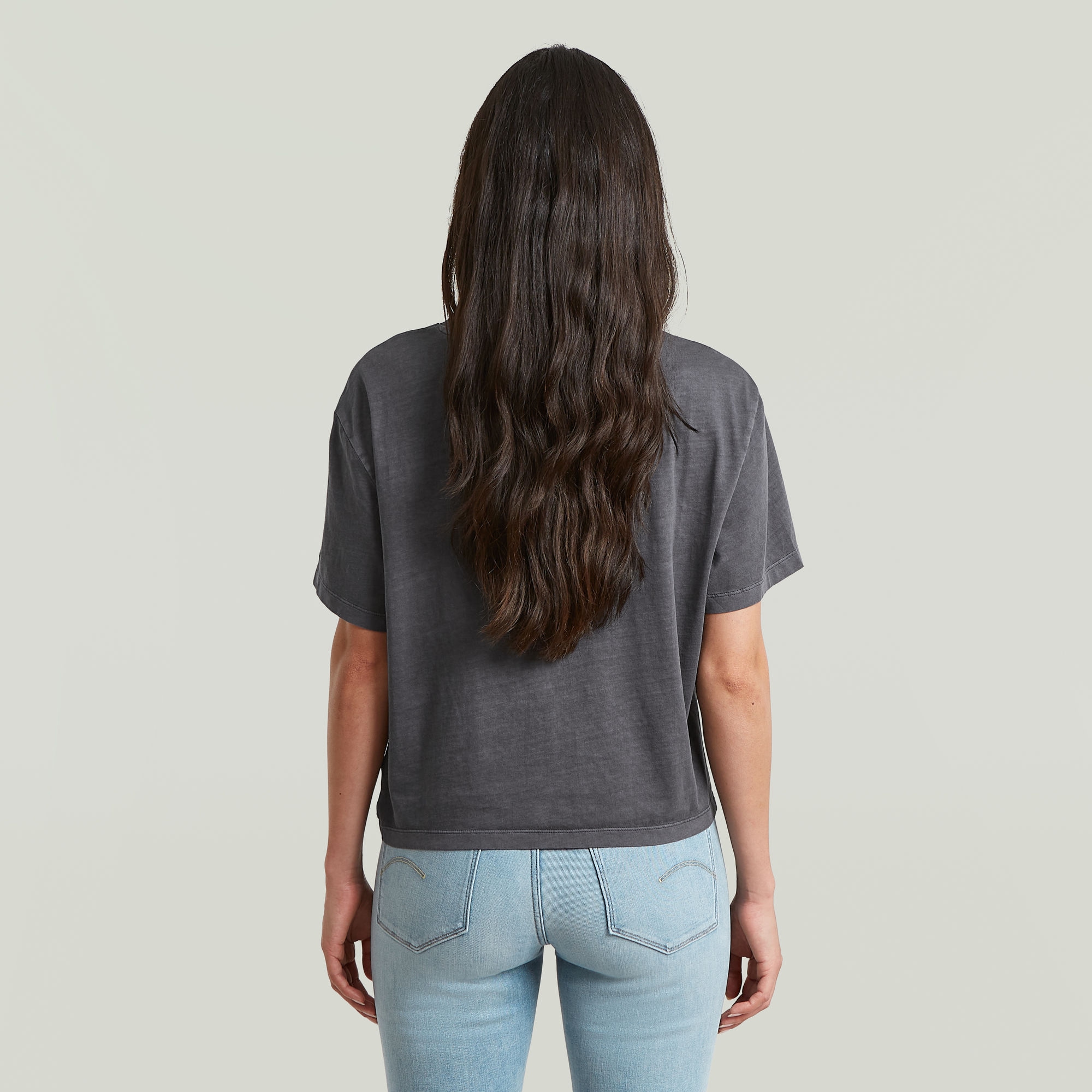 G-STAR T-shirt »Relaxed Knot« avec détail noué, col rond