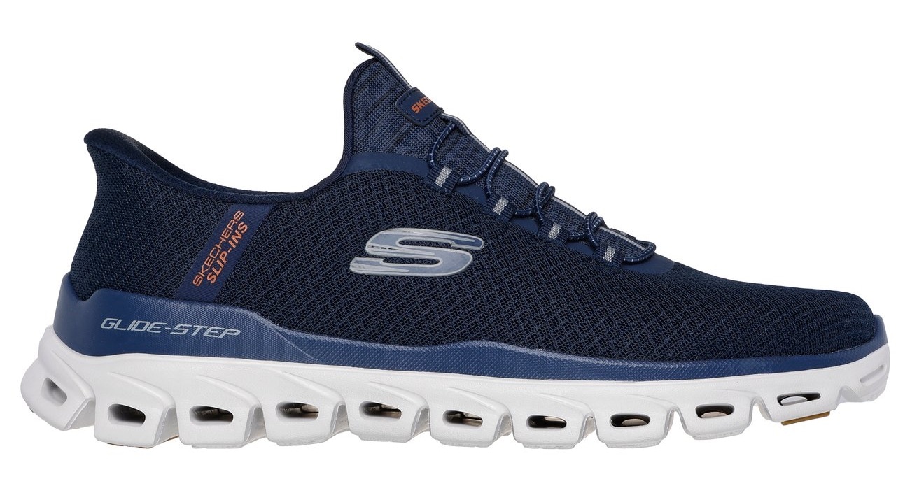 Skechers Slip-On Sneaker »GLIDE-STEP«  Schlupfschuh, Freizeitschuh, Trainingsschuh mit praktischem Gummizug