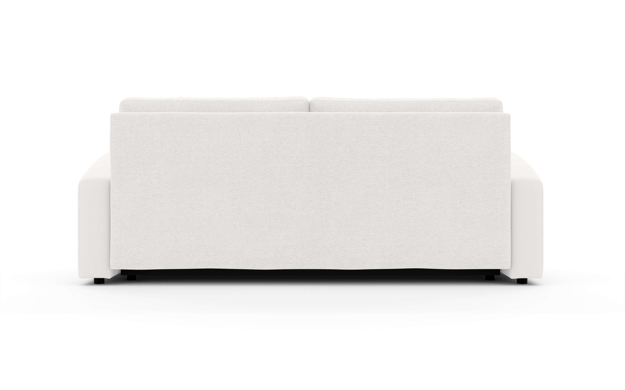 GOODproduct 3-places »JIGGS wahlweise Schlafsofa mit Bettkasten, Masse B/H/T: 228/96/110 cm« Sofa mit Wellenunterfederung, enthält 2 Rückenkissen und 2 Zierkissen