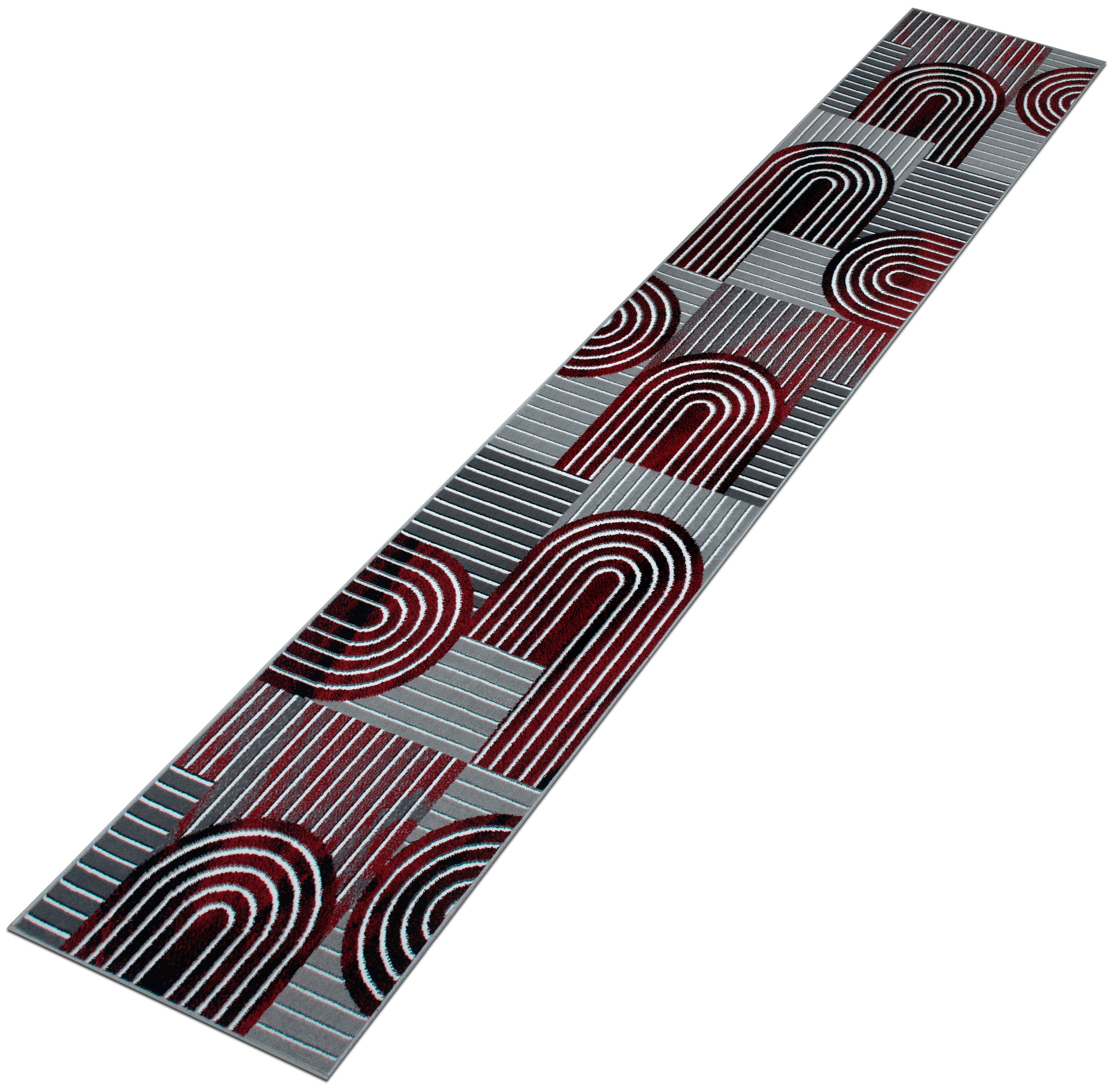 GOODproduct Läufer »Lyssandra« rechteckig 8 mm Höhe 3D-Effekt, softer Kurzflor, pflegeleicht, leichter Glanz, Scandi-Look