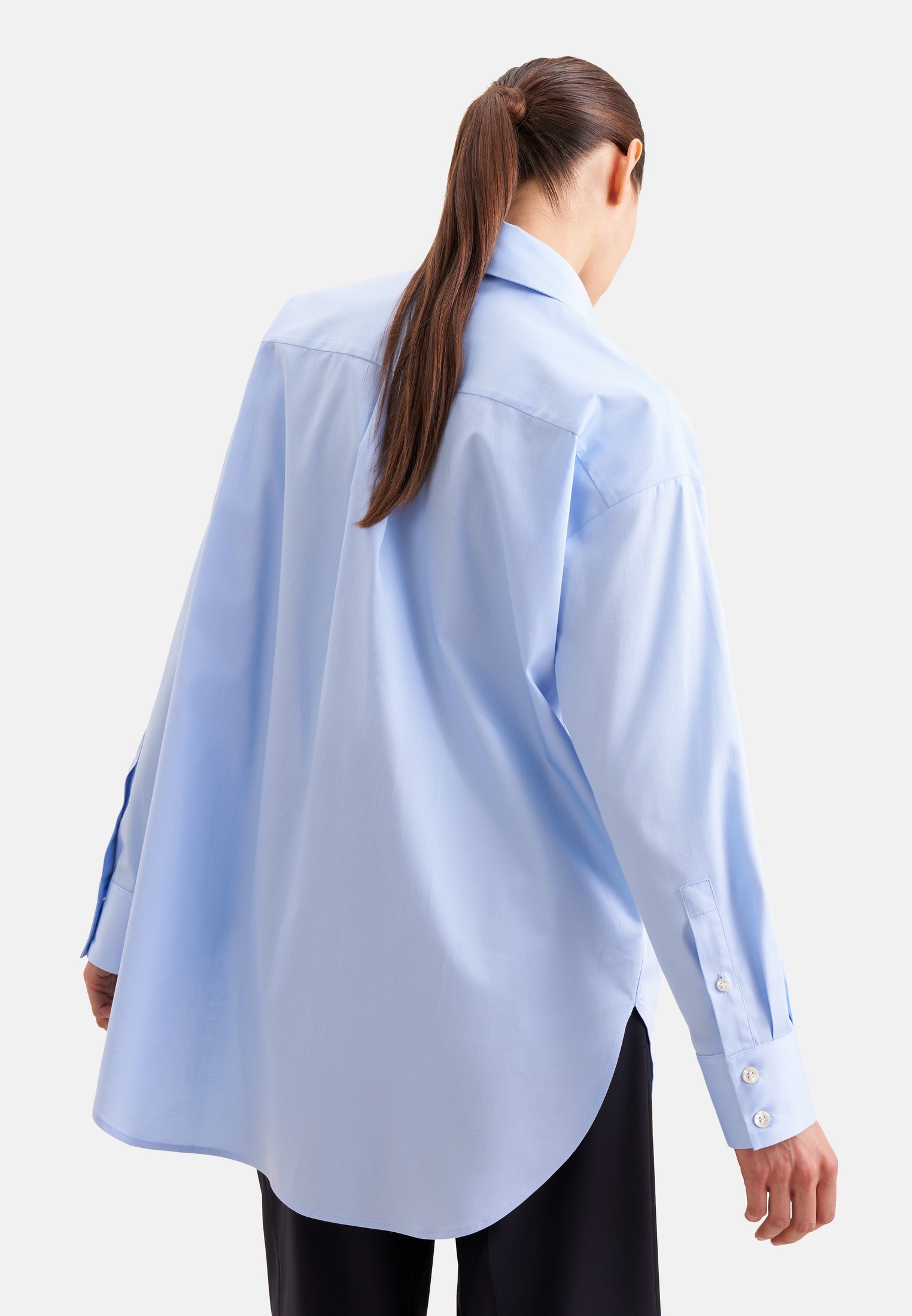 seidensticker Blouse d'extérieur col 1/1 uni