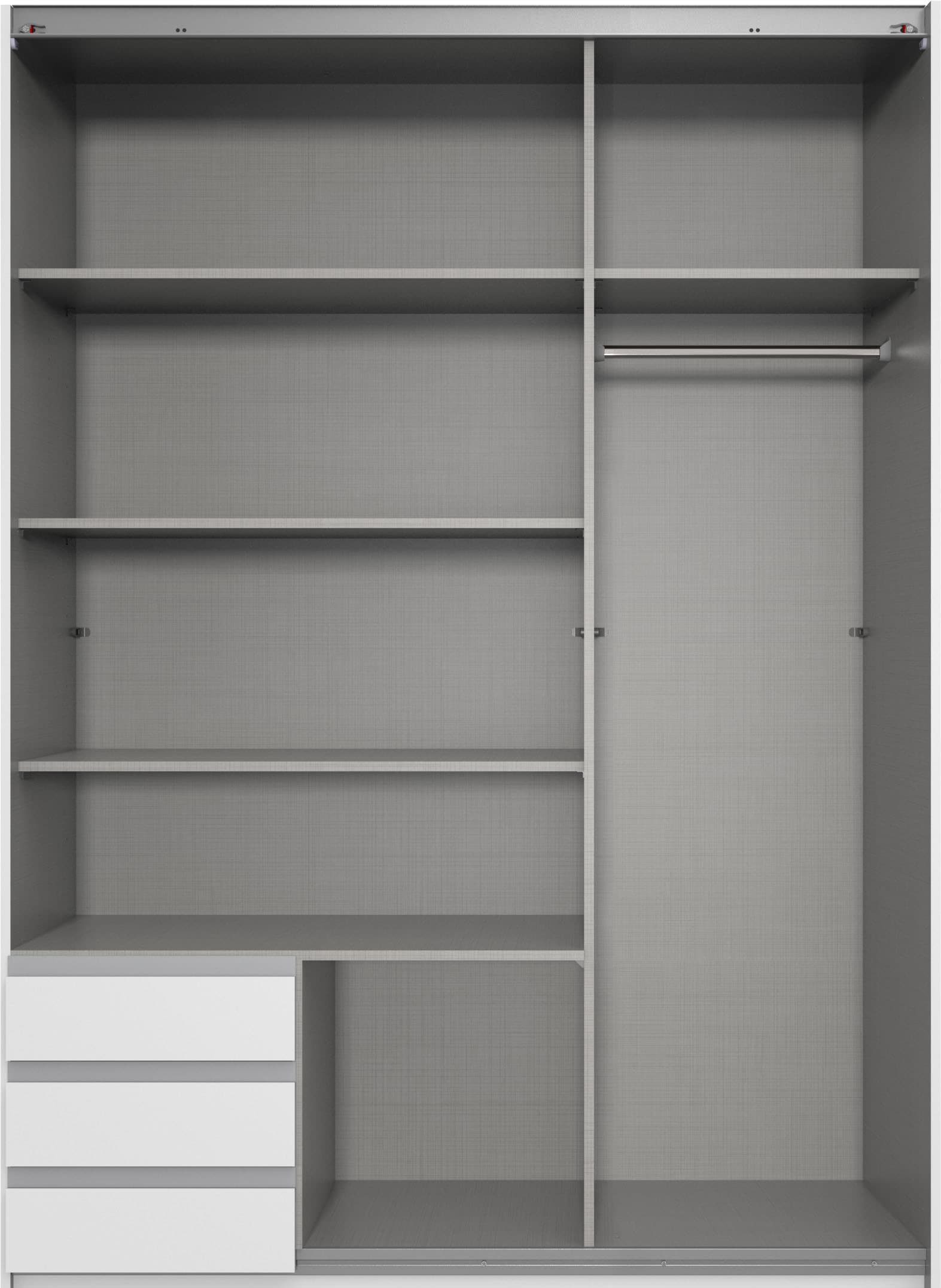 Wimex Schwebetürenschrank »Emden« Mit Aussenschubkästen