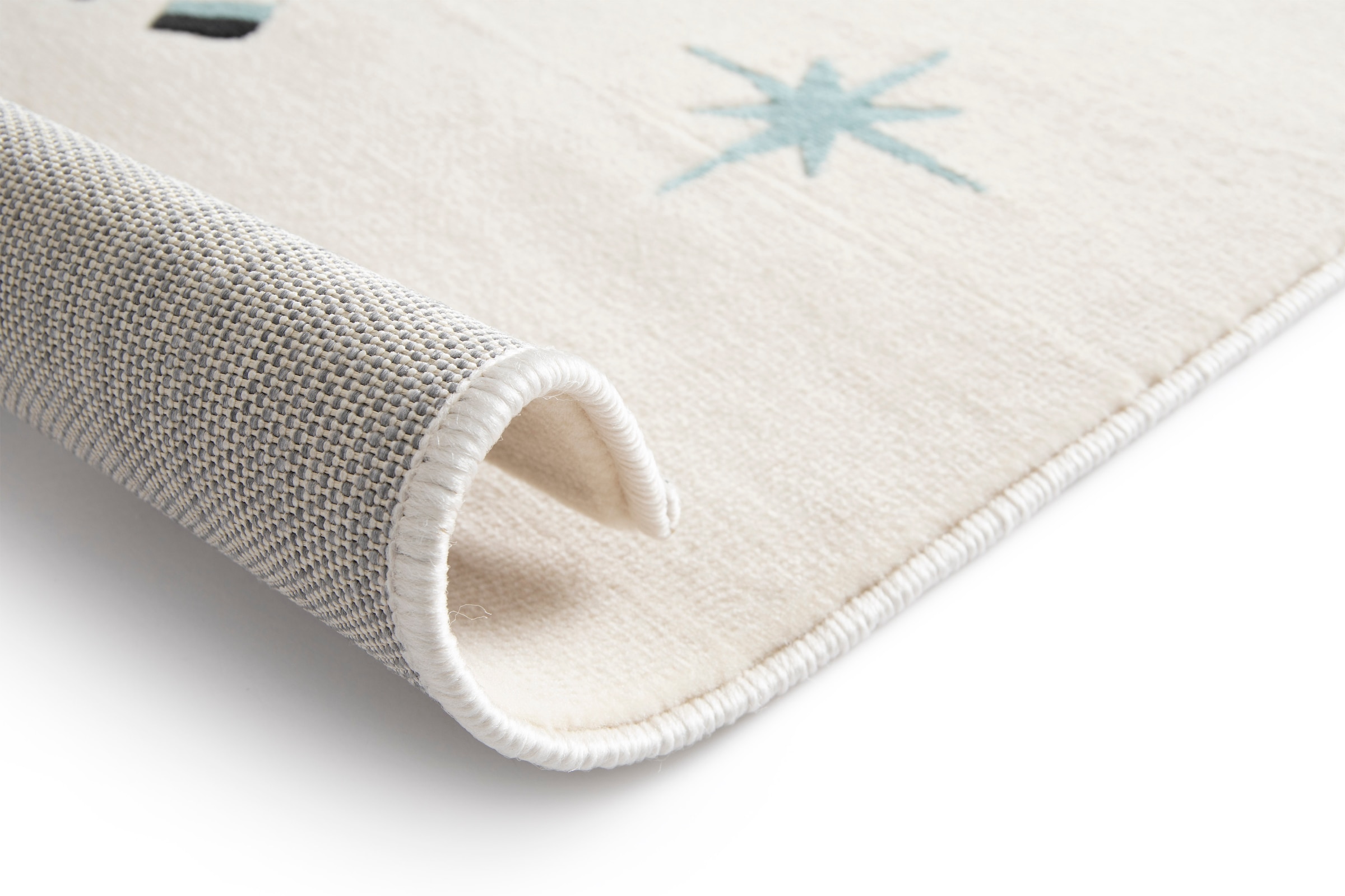 Primaflor-Ideen in Textil Tapis pour enfants »COCOON - Sternenfuchs« Rectangulaire 6 mm Höhe Poils courts, motif renard