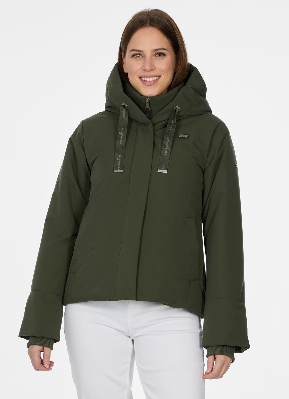 Ragwear Veste fonctionnelle »NATTANA« avec capuche Déperlant à l'eau, avec capuche et col montant look 2 en 1