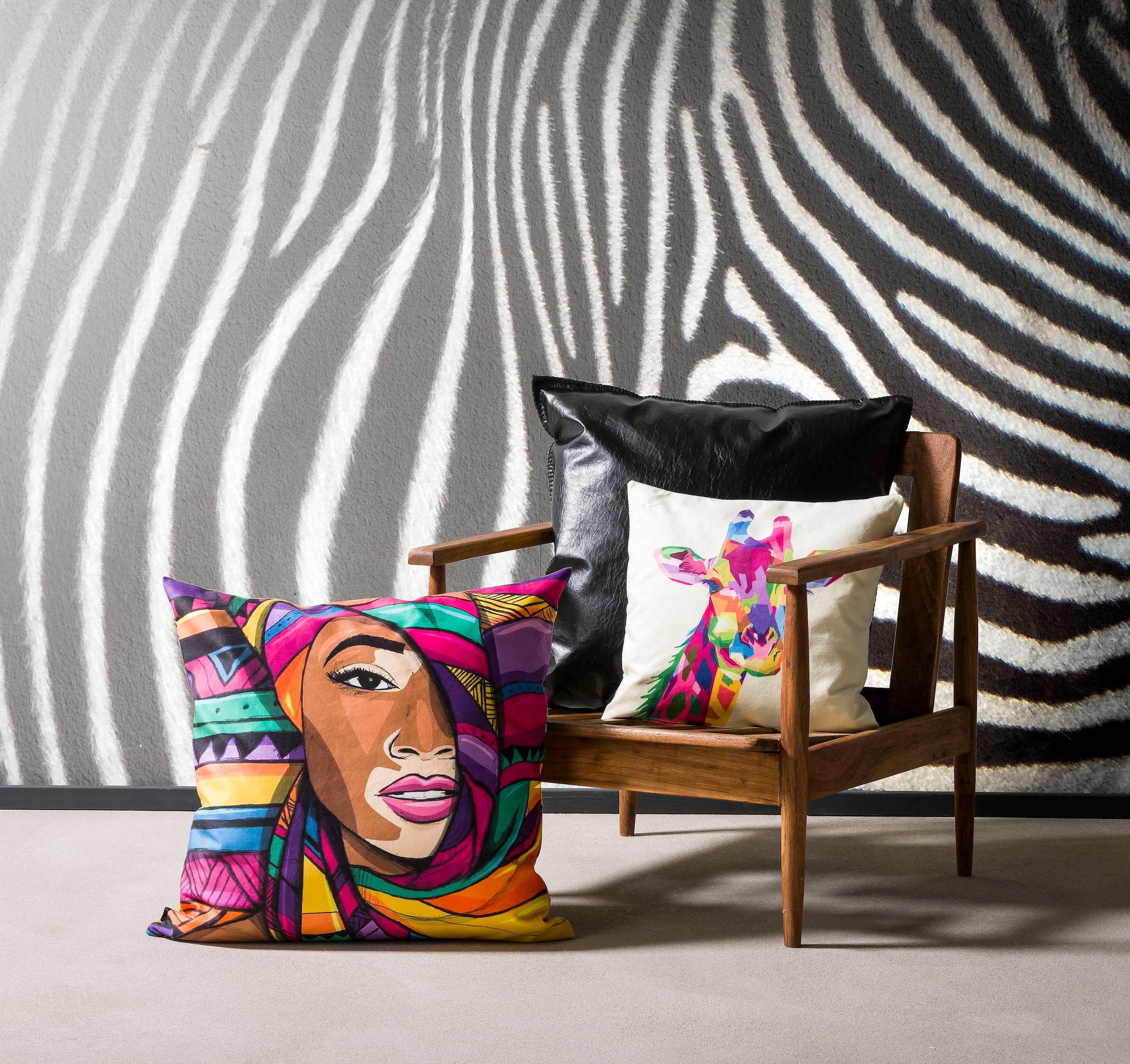 done.® Dekokissen »Velour Print Winnie« Beidseitig bedruckte Kissenhüle ohne Füllung, 1 Stück