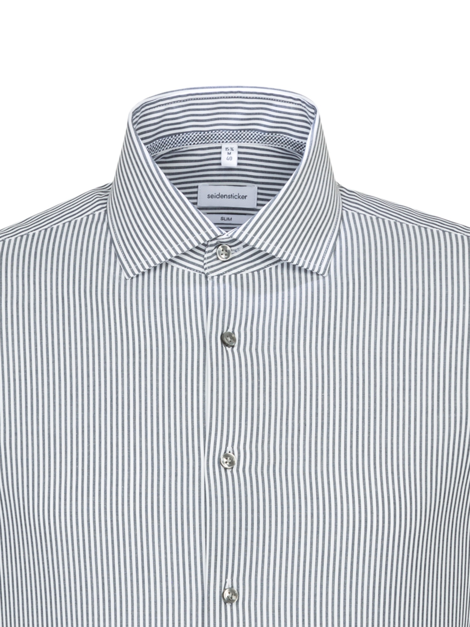seidensticker Businesshemd »Slim« Slim Langarm Kentkragen Streifen