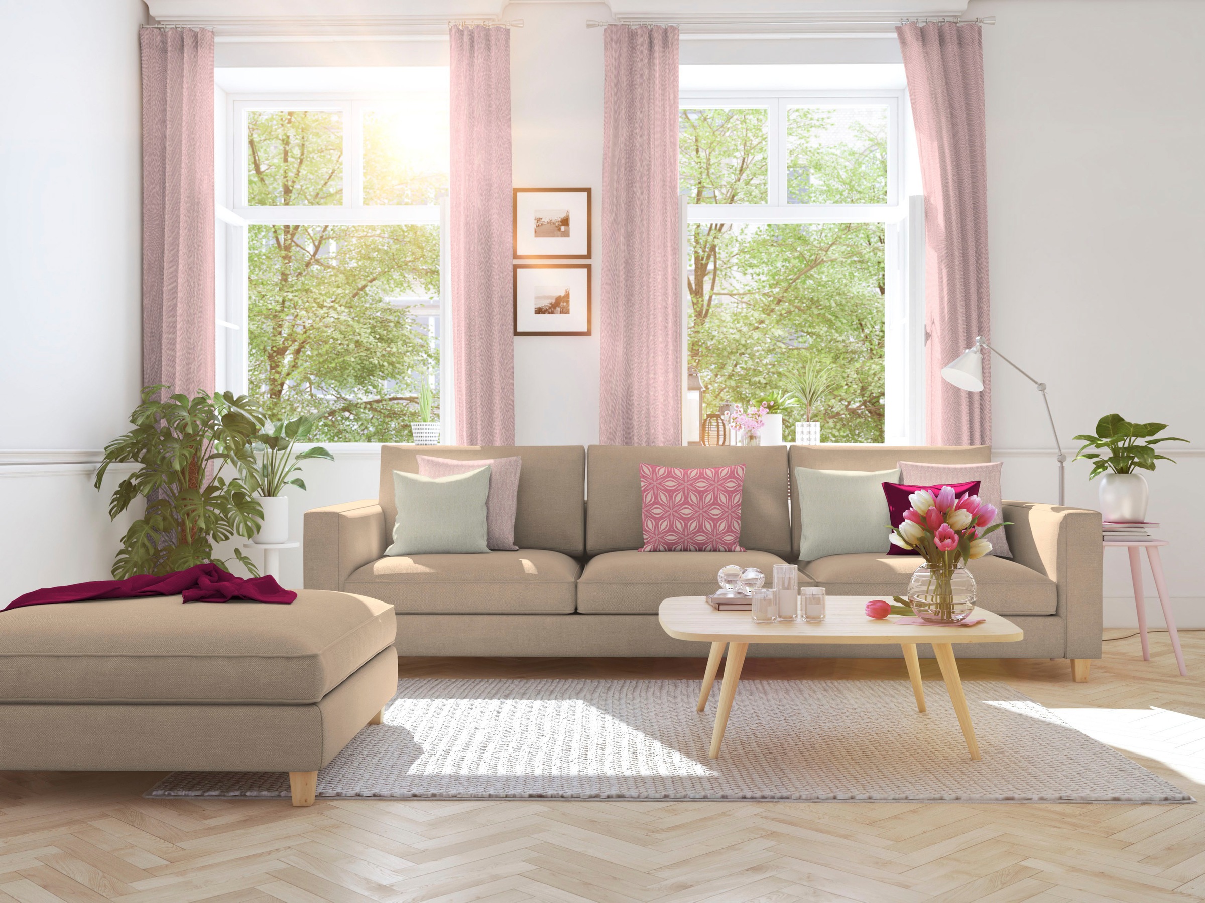 Adam Vorhang »Uni Collection« Ösen 1 Stk. tlg. aus 100% Bio-Baumwolle