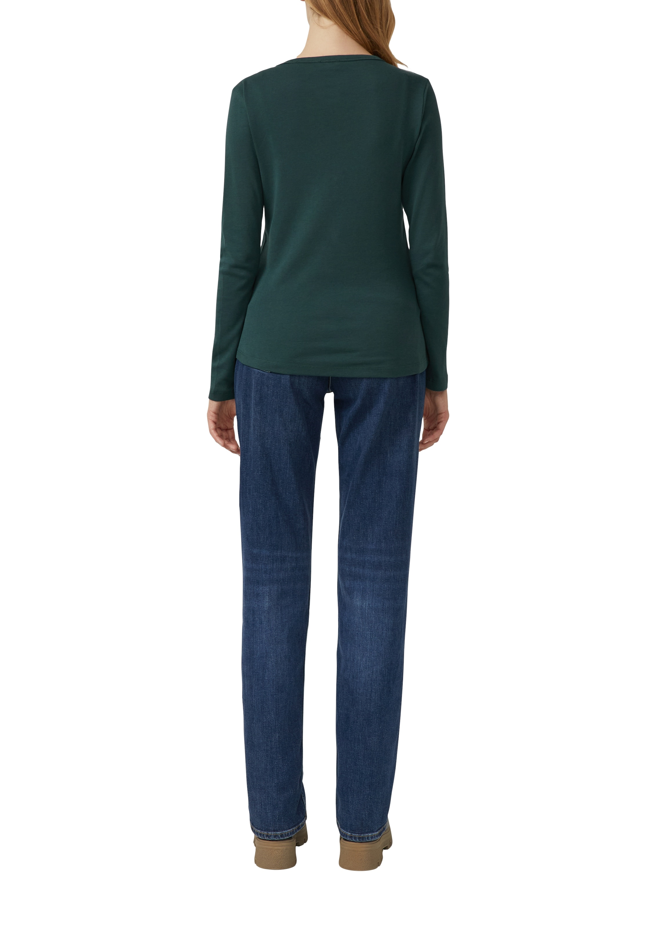 s.Oliver Langarmshirt , mit U-Boot-Ausschnitt
