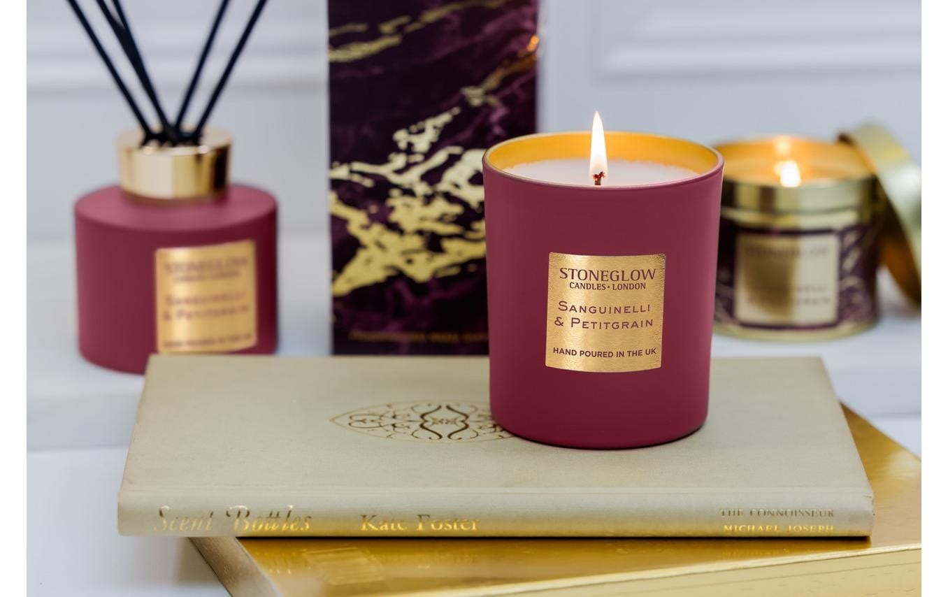 Stoneglow Bougie parfumée »Sanguinelli & Petitgrain 220 g«