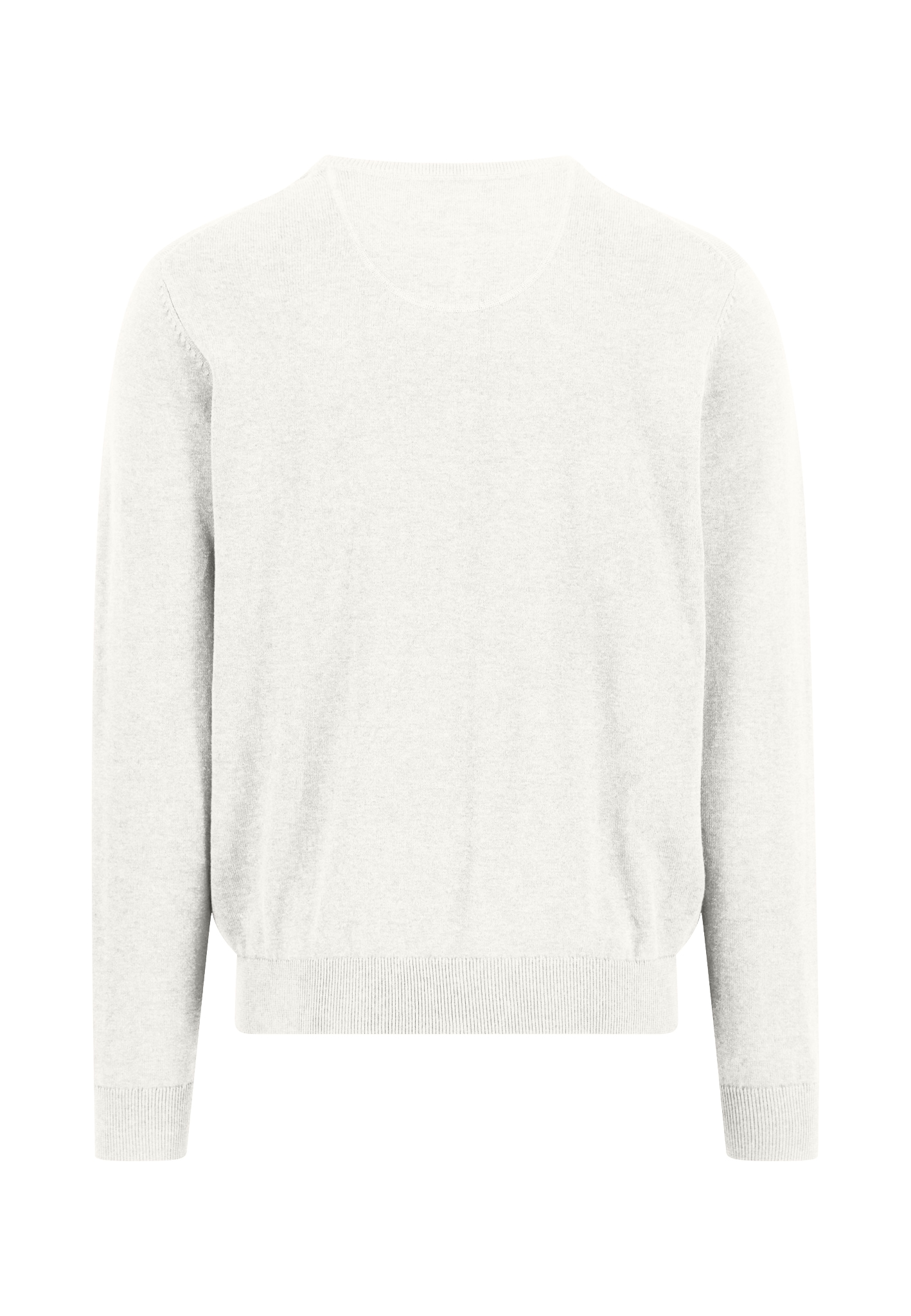 FYNCH-HATTON Pull à col rond aus Baumwolle, mit Rundhalsausschnitt, Regular Fit