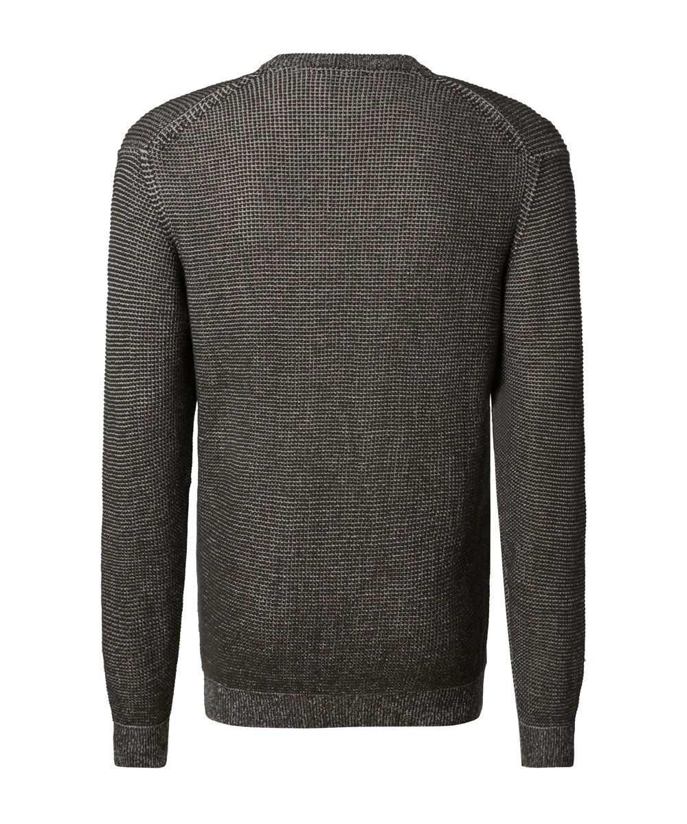 Pierre Cardin Pull à col rond »Strick RH« Waffelmuster