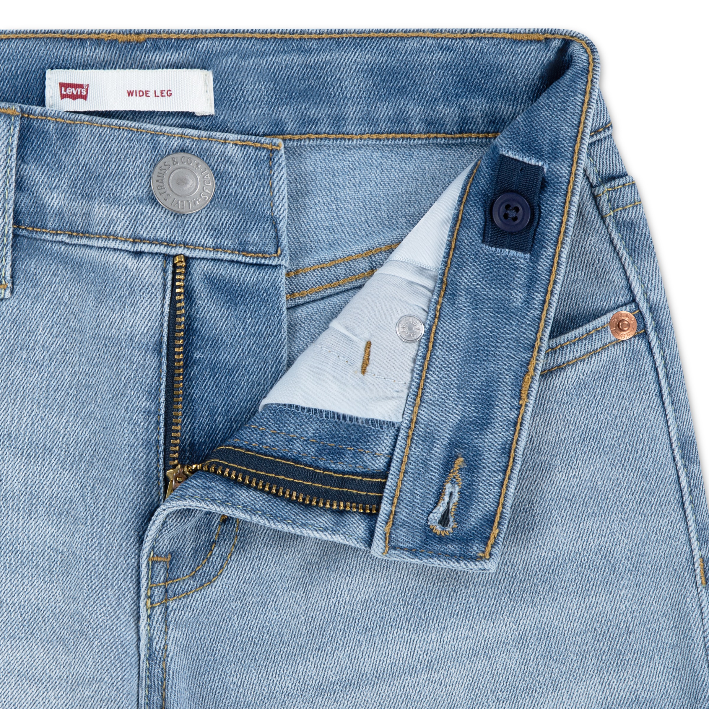 Levi's® Kids Jeans à 5 poches »LVG WIDE LEG JEANS« pantalon large - pour FILLES