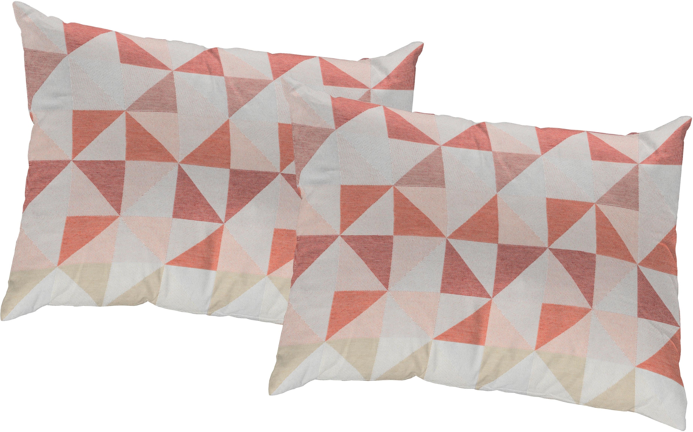 Wirth Coussin décoratif »Berlare« housse de coussin sans rembourrage, 2 pièces