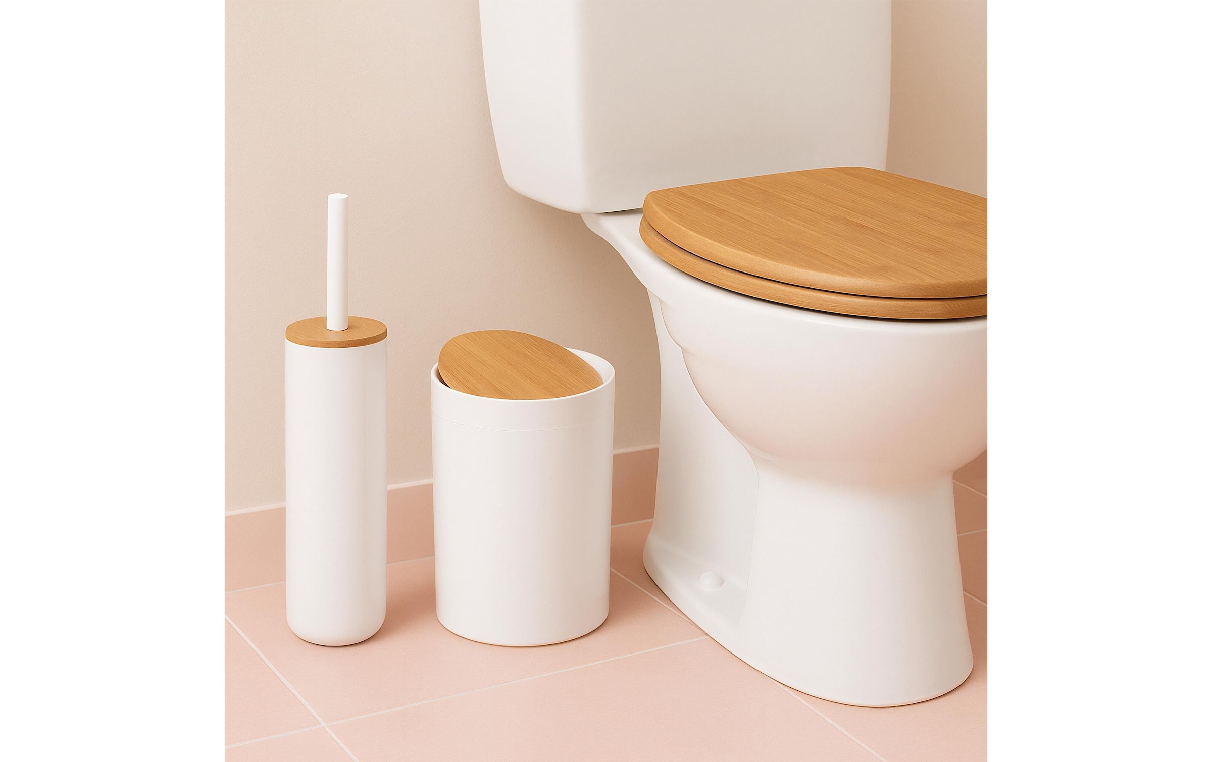 relaxdays Set d'accessoires de salle de bain »7-teilig«