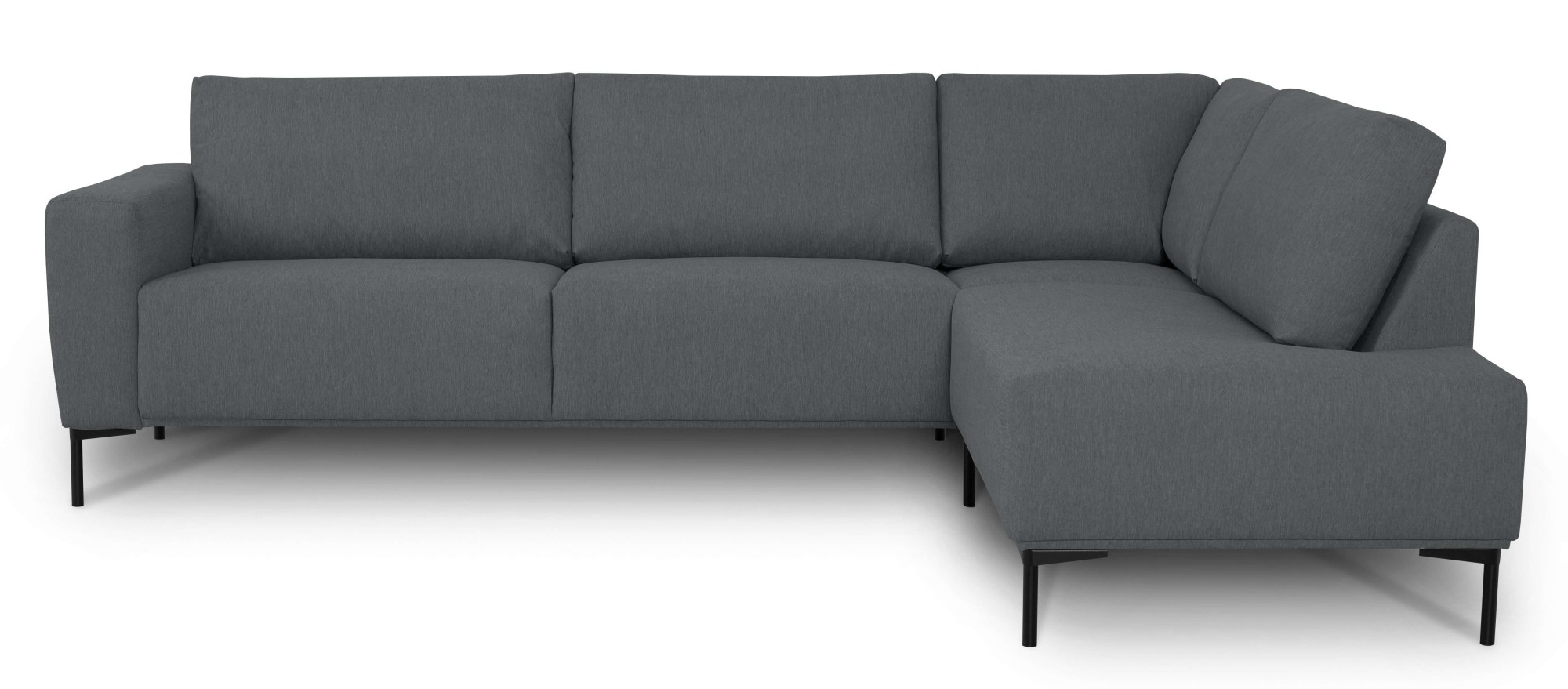 GOODproduct Ecksofa »Melby« Breite 275 cm, in einem weichen Struktur Stoff, lose Rückenkissen