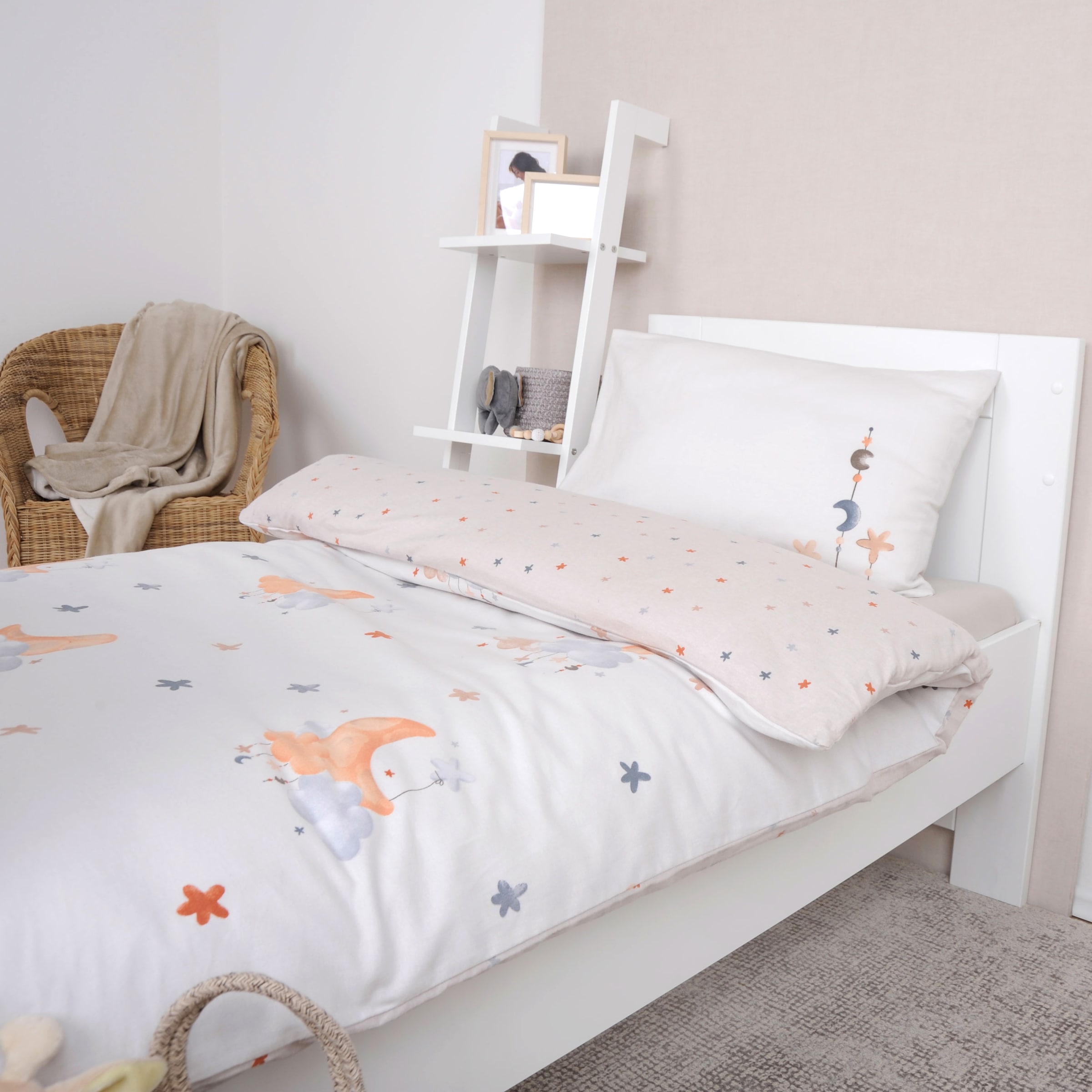 Baby Best Linge de lit pour bébé »BabyBest Moon and Stars« 2 cuis