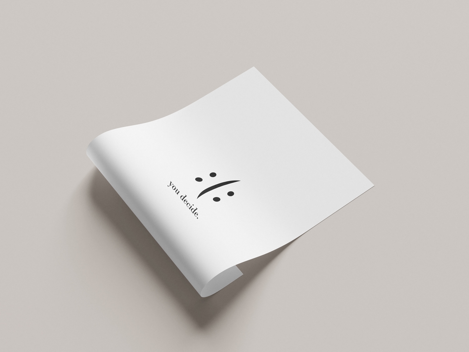 queence Tableau avec cadre »oder Poster, you decide« Images de motivation | Lettrage | Noir et blanc | Smileys 1 cuis tlg. impression HD Premium