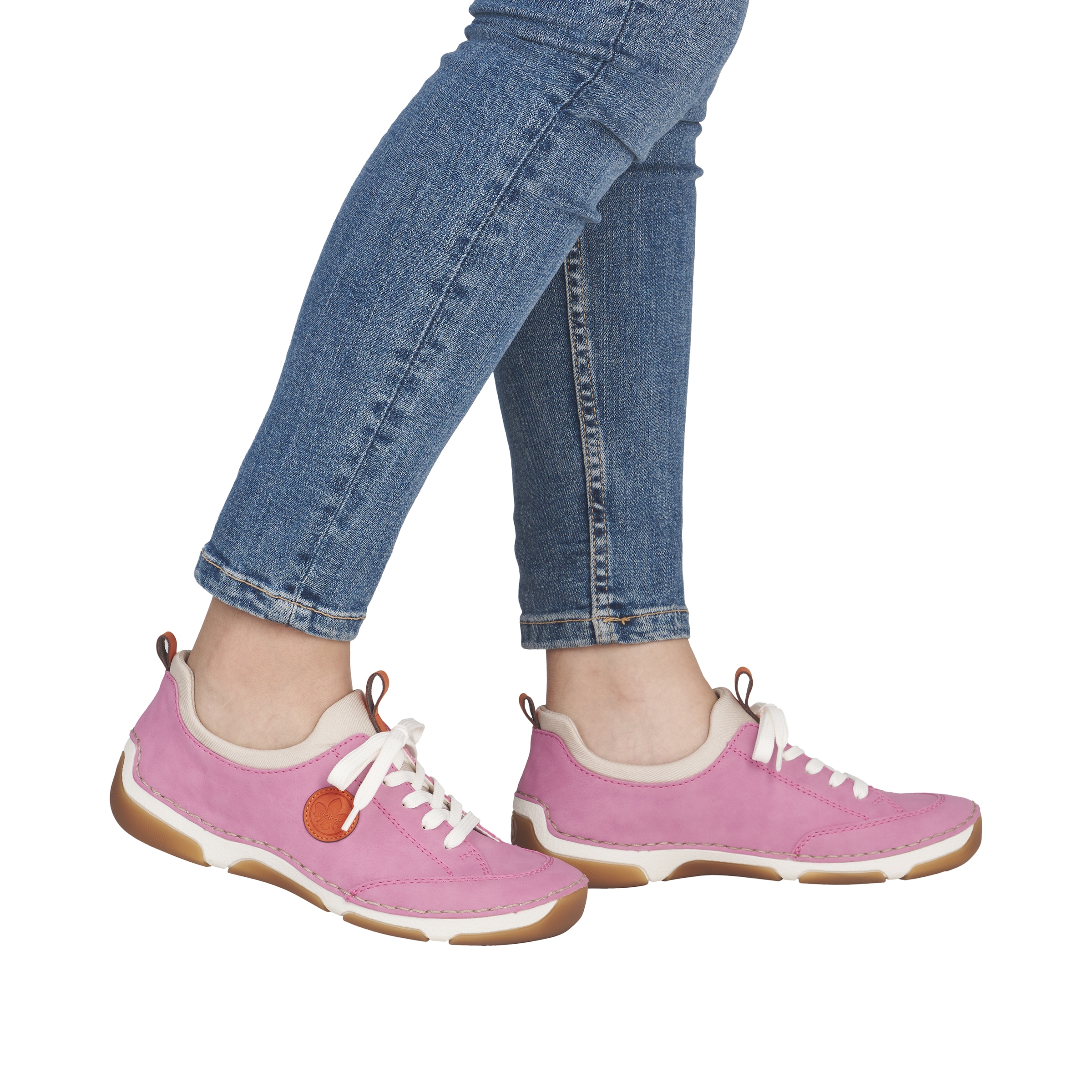 Rieker Baskets slip-on  mocassin, chaussure à enfiler, sneaker de loisirs en similicuir