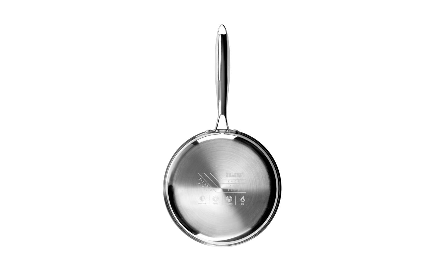   Poêle à frire »Ibili Triply Natural« Edelstahl Vielseitig verwendbare Pfanne mit Dreifachbeschichtung