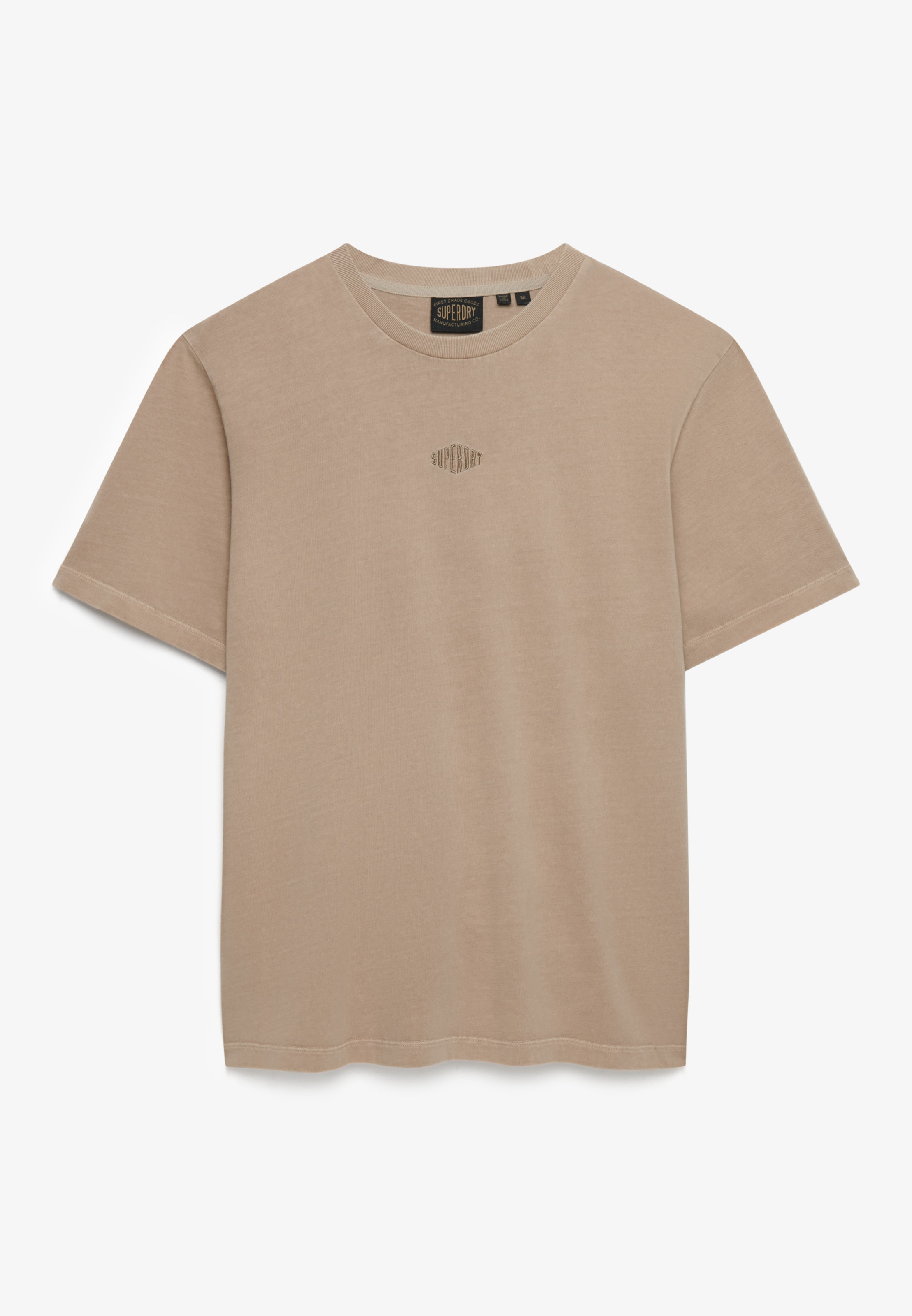 Superdry Shirt à col rond »MICRO LOGO TSHIRT« mit Micro-Marken-Logo