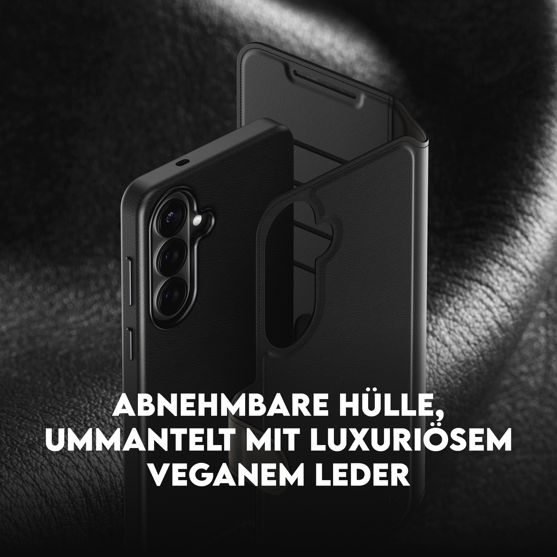 CARE by PanzerGlass Handyhülle »Tango 2-in-1 Wallet Case mit Qi für Samsung Galaxy S26« Samsung Galaxy S26 Backcover, Schutzhülle, Handyschutzhülle, Case, Schutzcase, stossfest