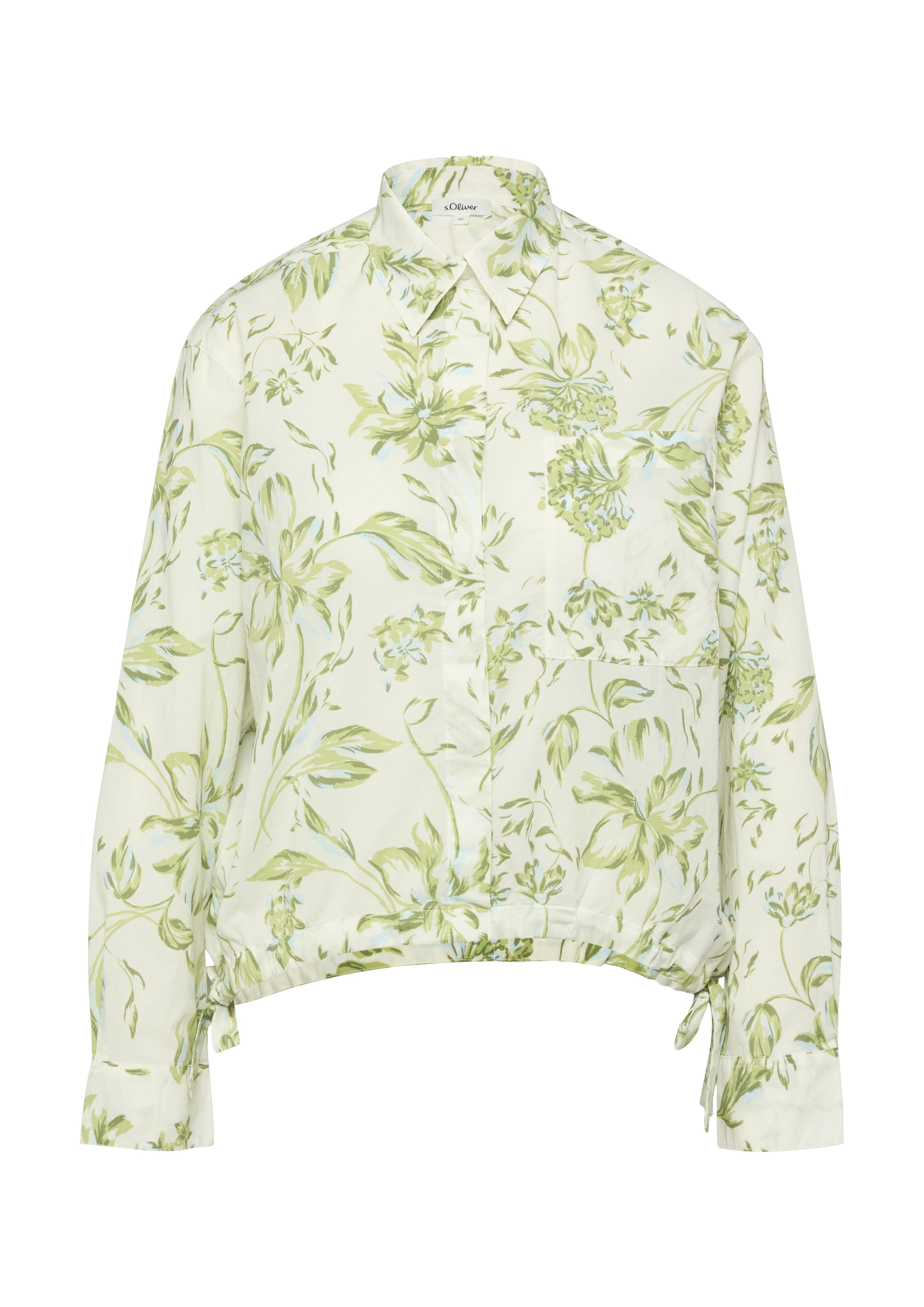 s.Oliver Blouse à manches longues mit Brusttasche