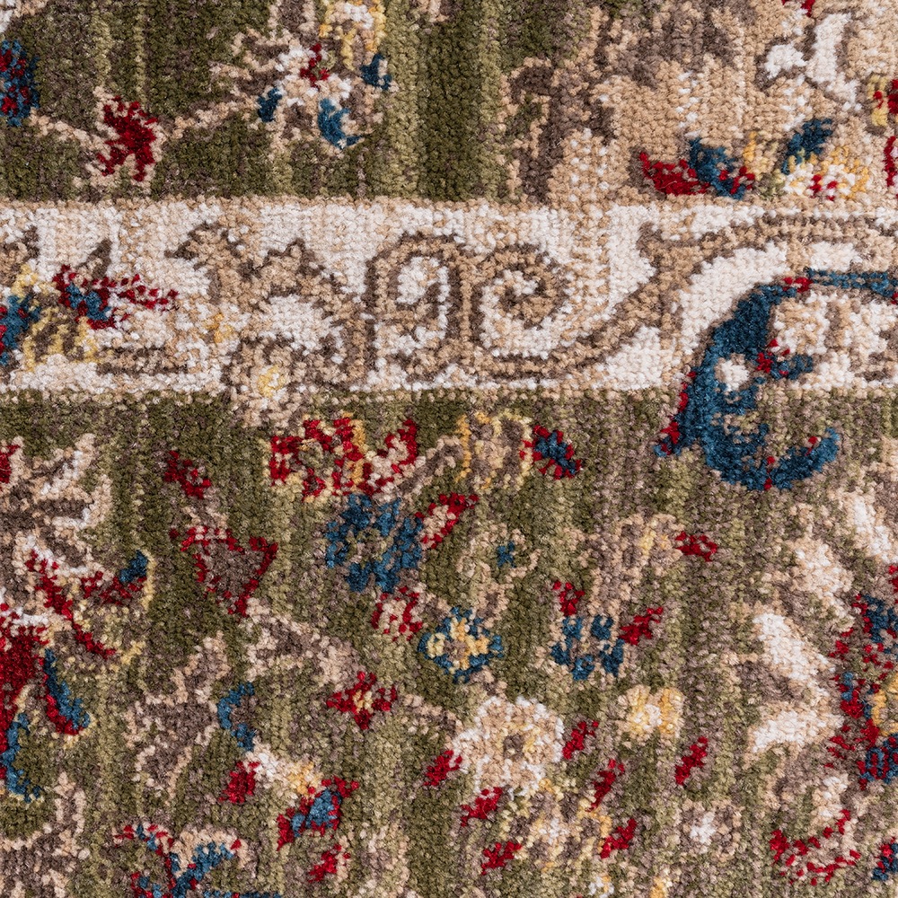 GOODproduct Tapis »Molvio, mit & ohne Fransen« Rectangulaire 18 mm Höhe Orient-Optik, Vintage Design, weich, Wohnzimmer, Schlafzimmer