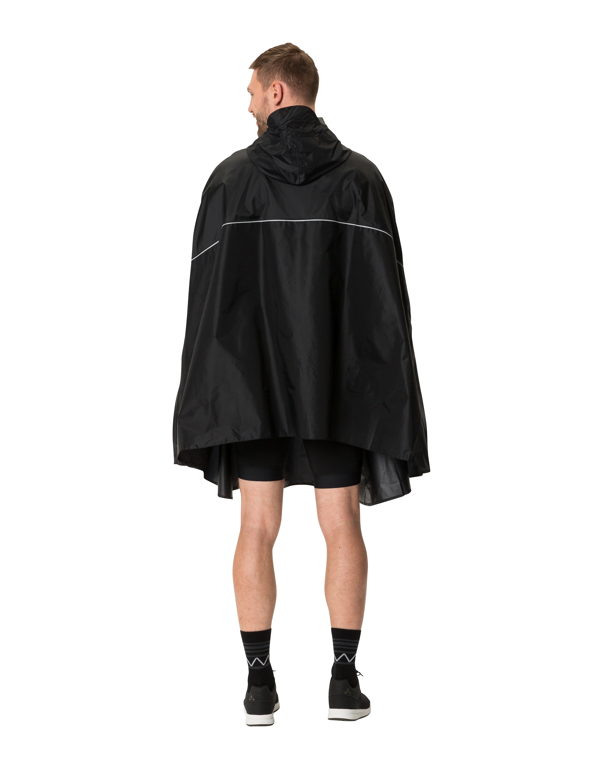 VAUDE Regenponcho »VALDIPINO PONCHO« 1 Stk. tlg. Wasserdicht, windabweisend, wasserabweisend – Übergangsjacke