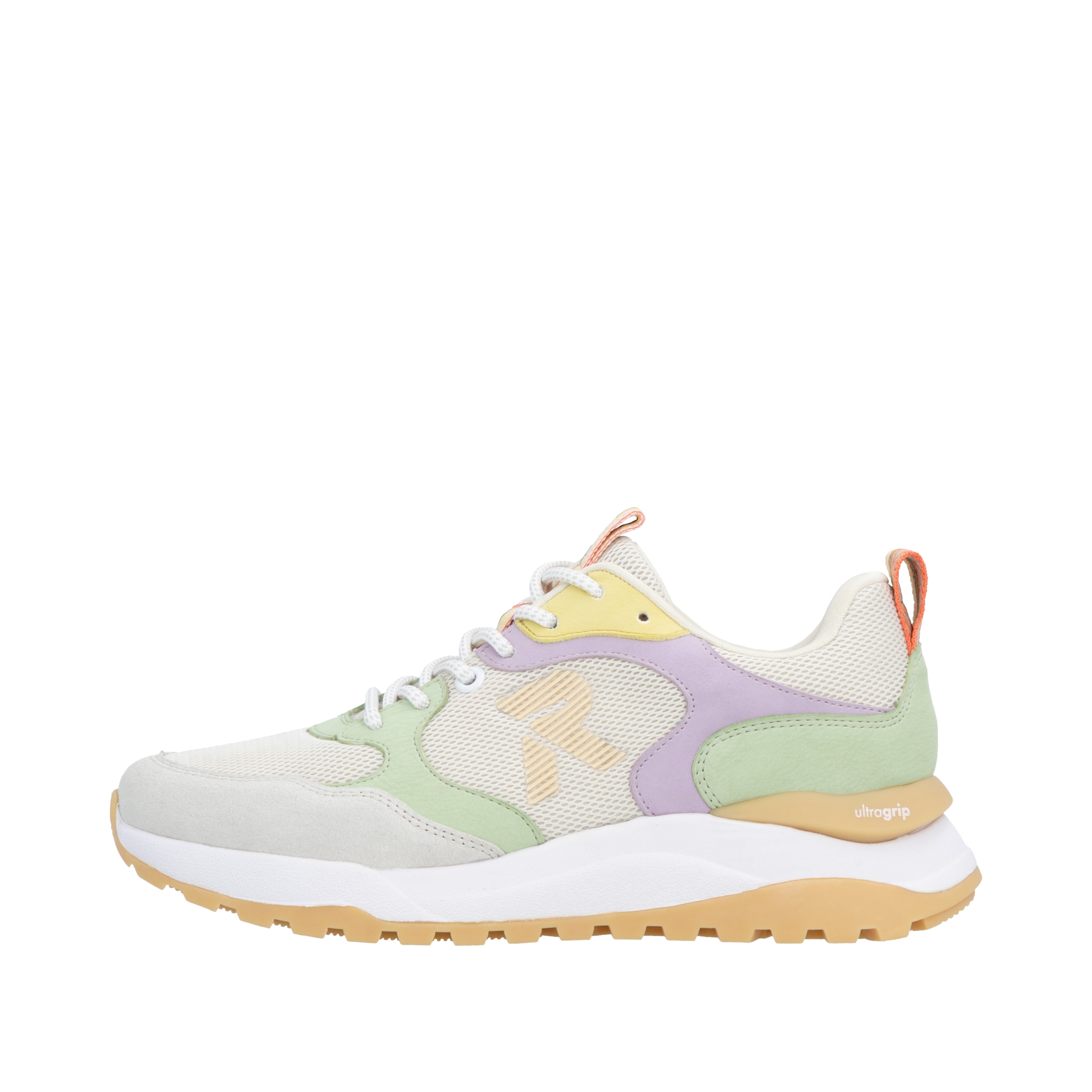 RIEKER Sport Baskets compensées  chaussure à lacets, sneaker décontracté, chaussure basse avec col rembourré