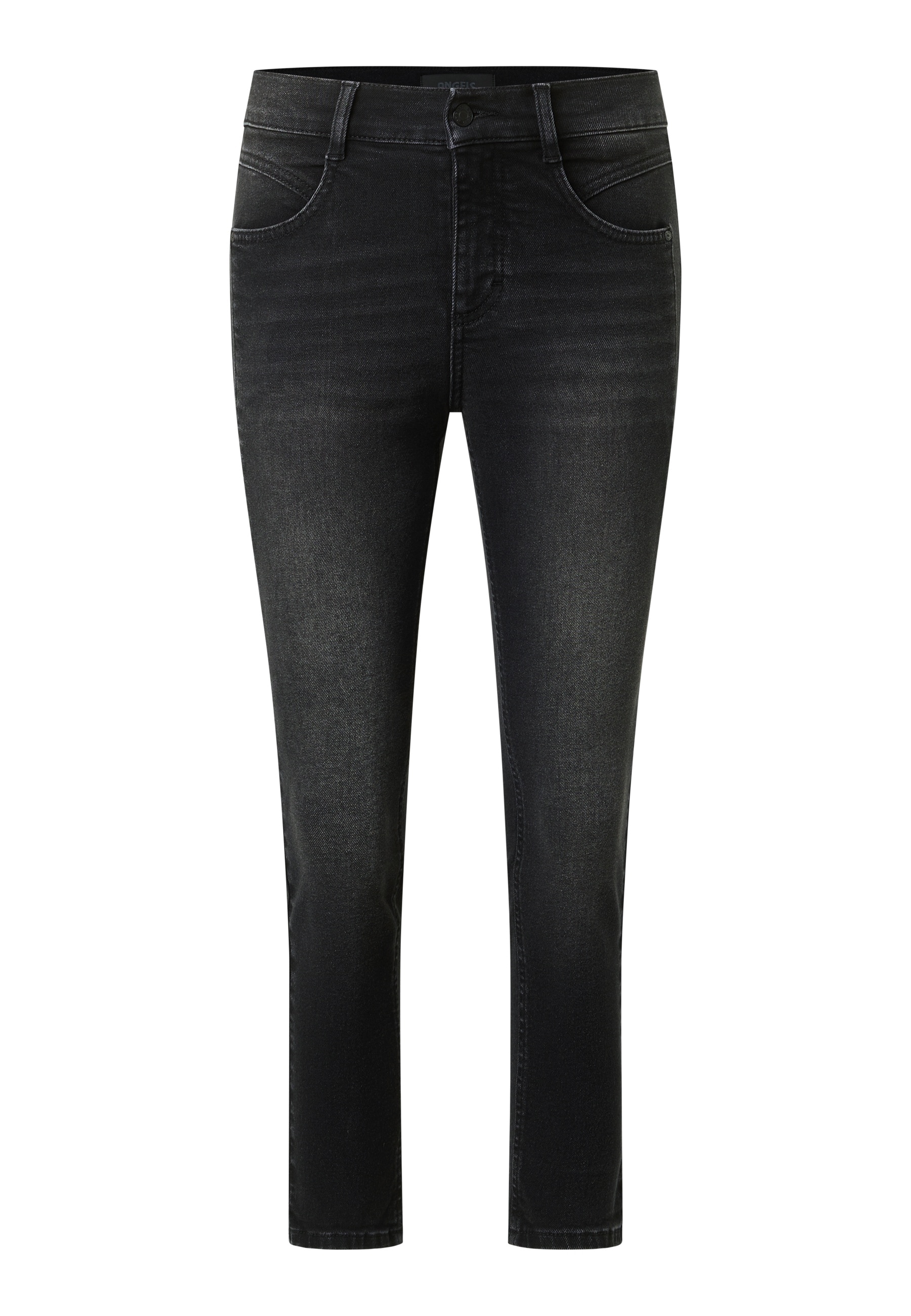 ANGELS Slim-fit-Jeans »ORNELLA SEAM« Slim fit Passform, aus Baumwollmischung, mit 1-Knopf-Form