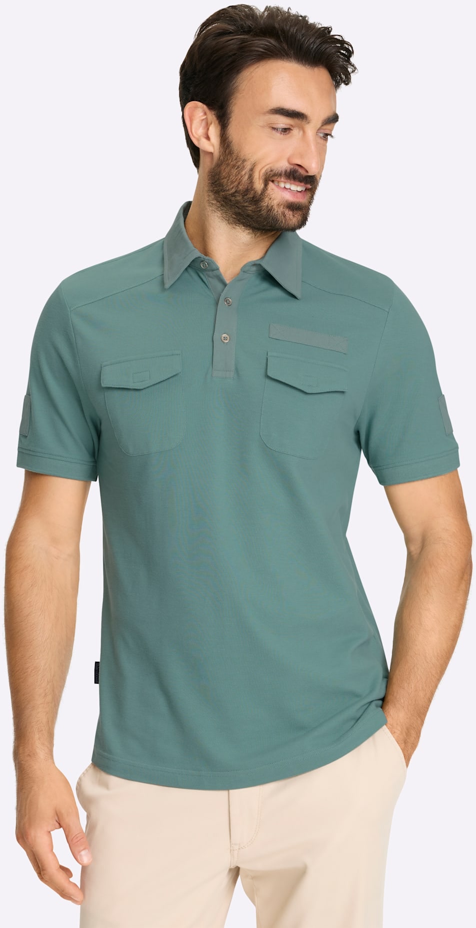Marco Donati Kurzarmshirt »Kurzarm-Poloshirt«, 1 tlg.
