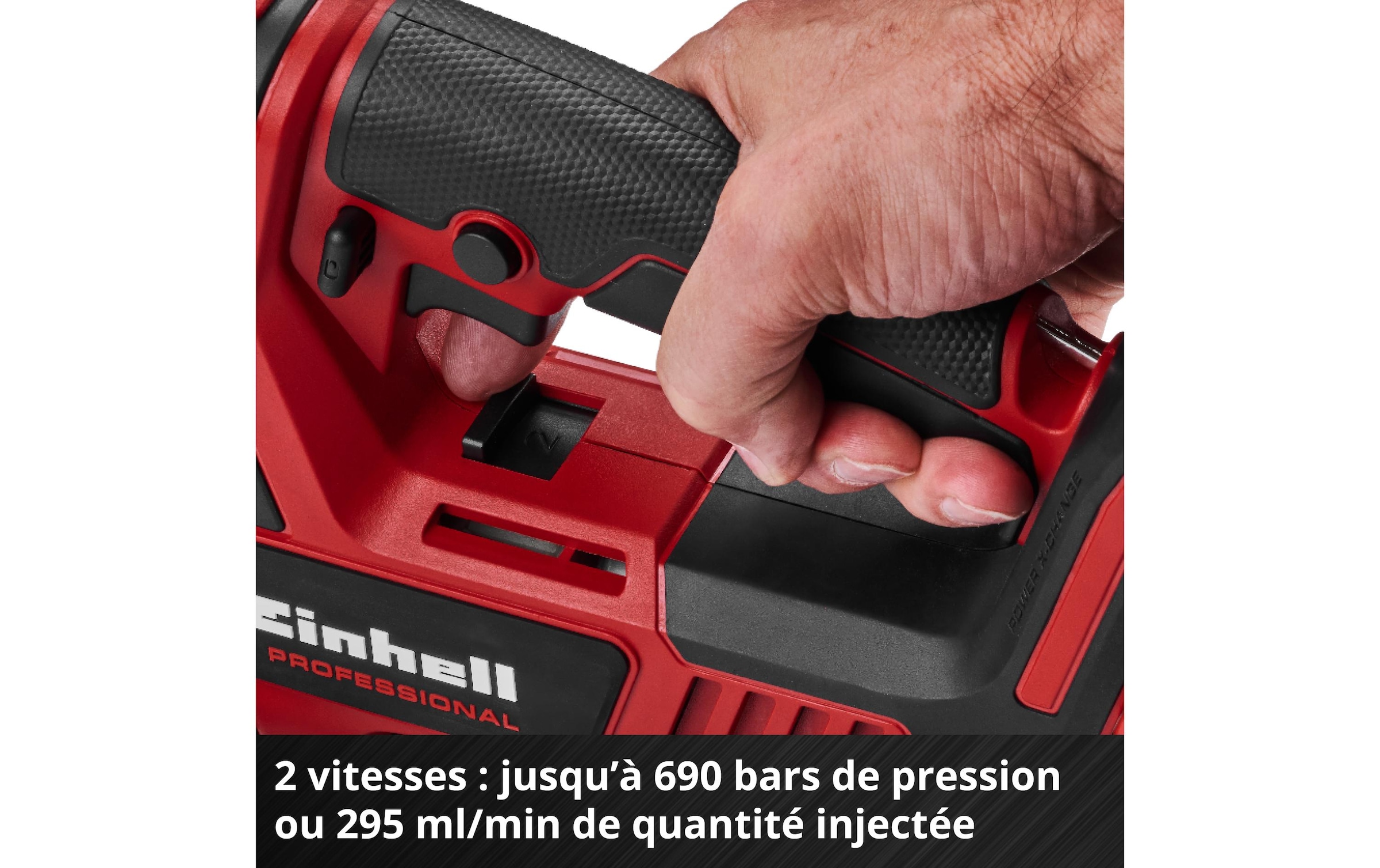 Einhell Akku-Kartuschenpistole »TP-GR 18/690 Li - Solo Akku-Fettpresse« ohne Akku und Ladegerät
