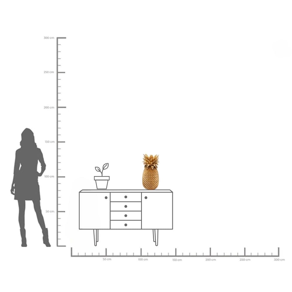 Kare Design Vase décoratif »Deko Vase Pineapple 50cm«