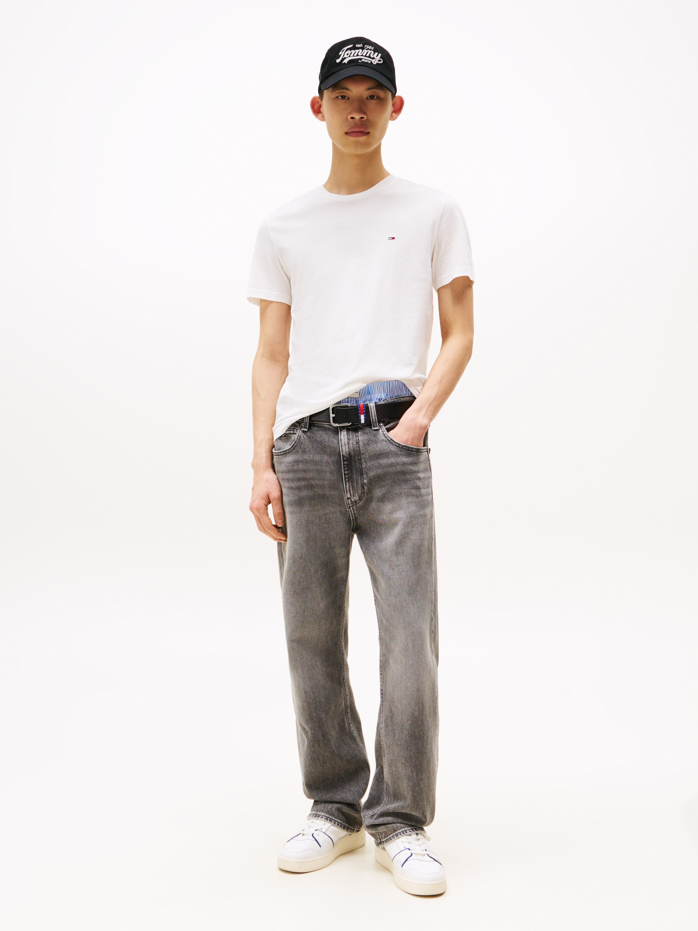 Tommy Jeans T-shirt »TJM XSLIM 3 PACK TEE« Mit Rundhalsausschnitt