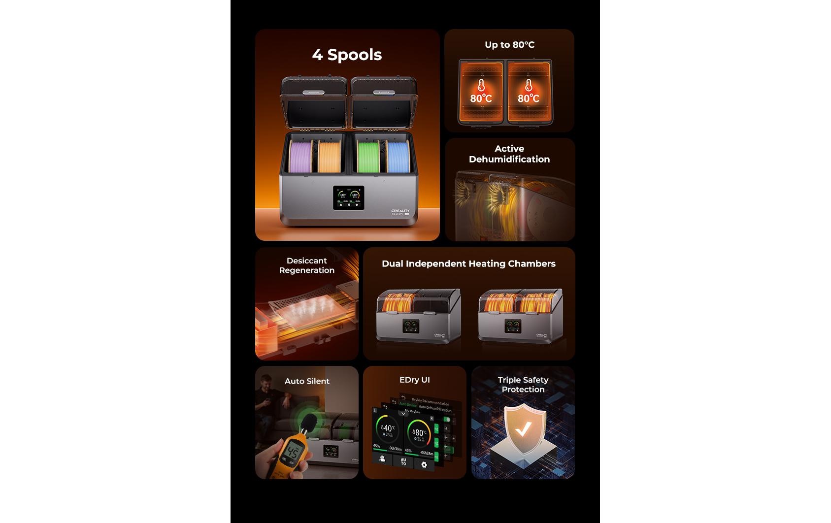 Creality Appareil de gravure »Space Dryer X4«