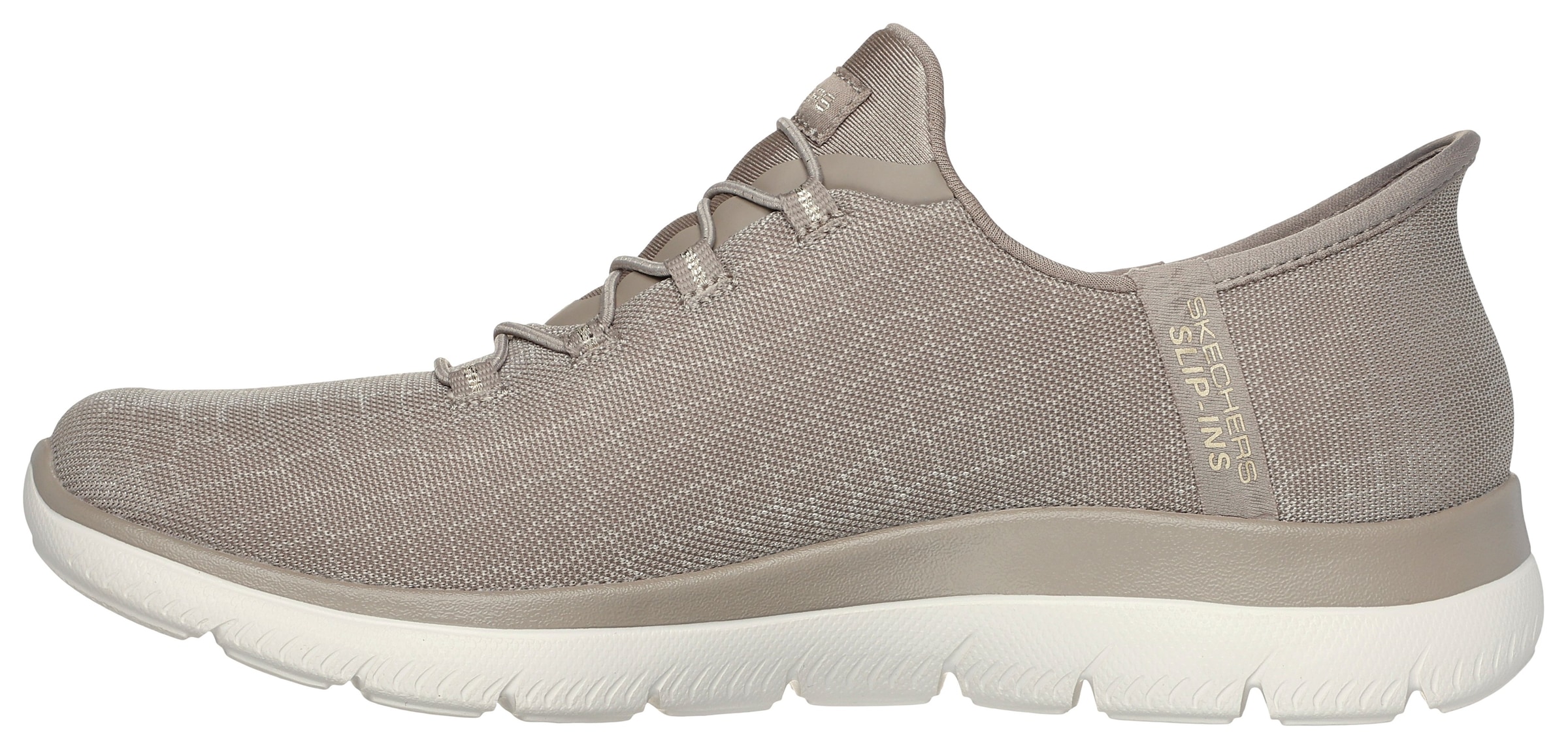 Skechers Baskets slip-on »SUMMITS-CLASSY NIGHT«  Slipper, Freizeitschuh mit komfortabler Heel Pillow Funktion