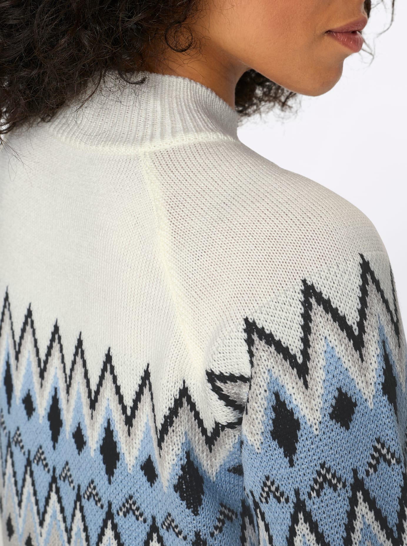 Classic Basics Pull à col montant »Langarm-Pullover«