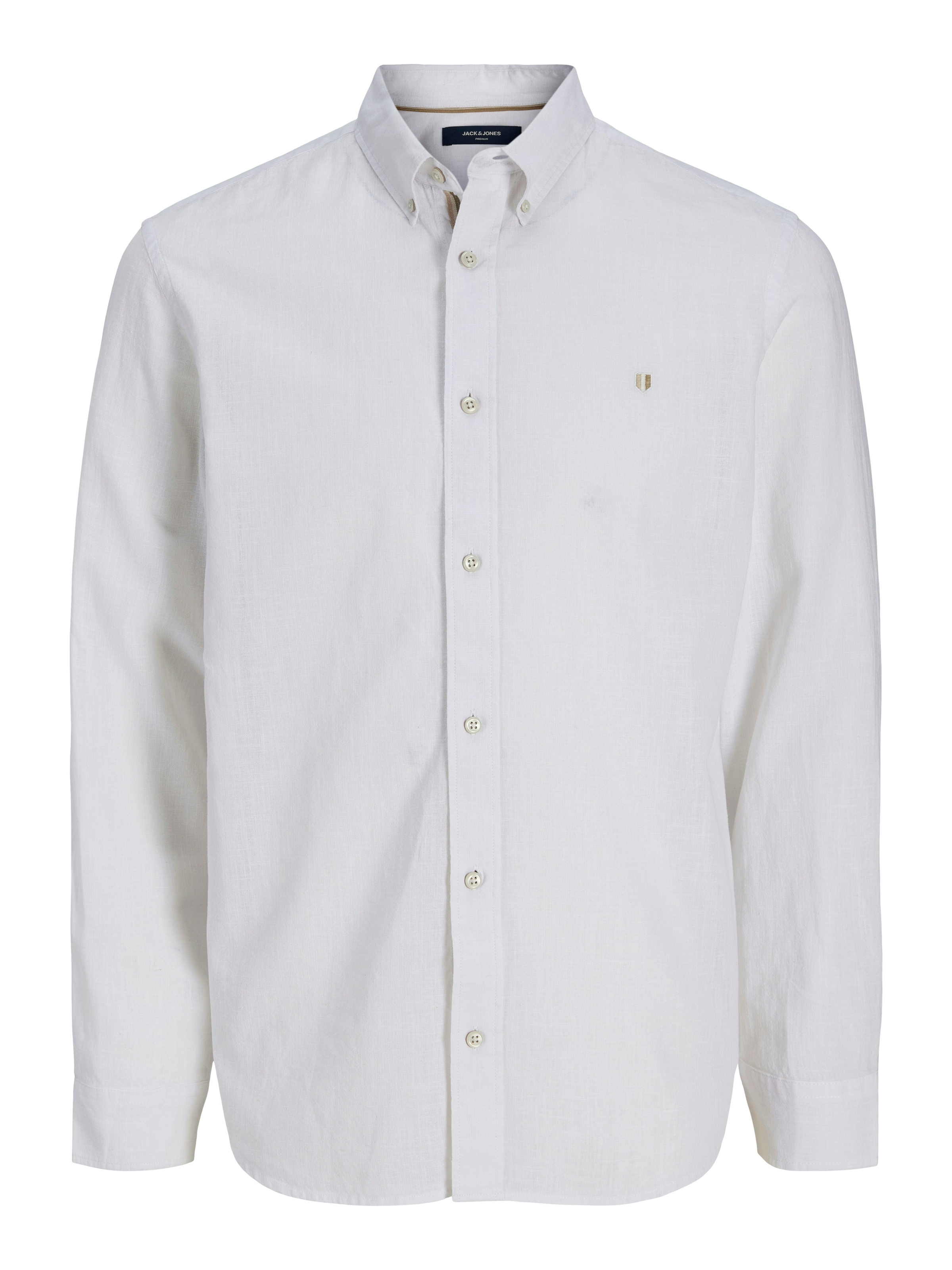 Jack & Jones Chemise à manches longues »JPRBLUSUMMER LINEN BLEND SHIELD LS SHIRT«