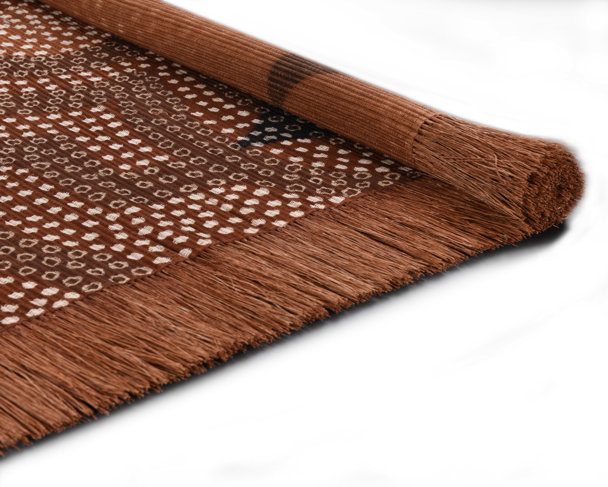 DIE HAUSKUNST Tapis »Dakan« Rectangulaire 4 mm Höhe Flachgewebe, handgewebt, mit Fransen