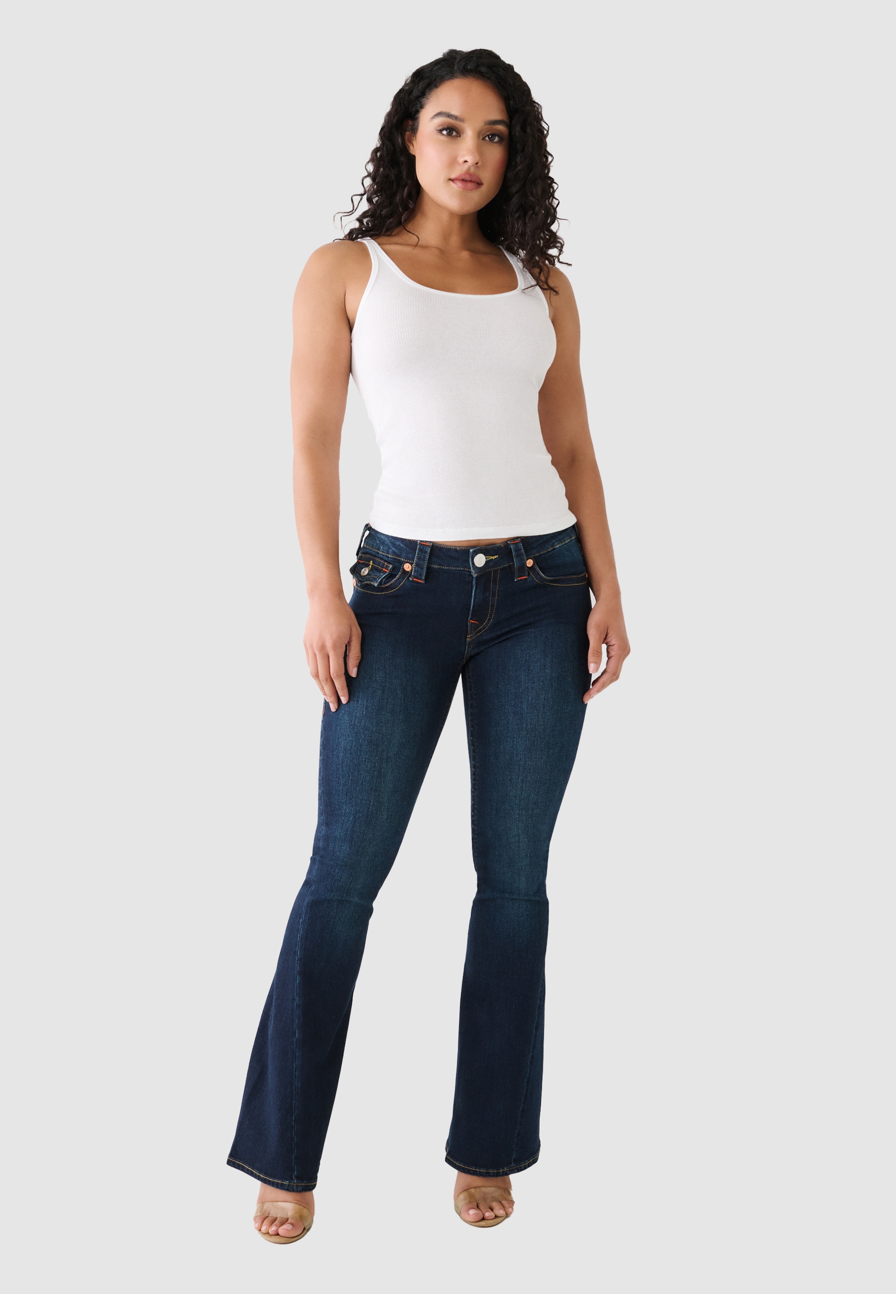 True Religion Jeans bootcut »JOEY LOW RISE FLARE« Mélange de coton, coupe évasée