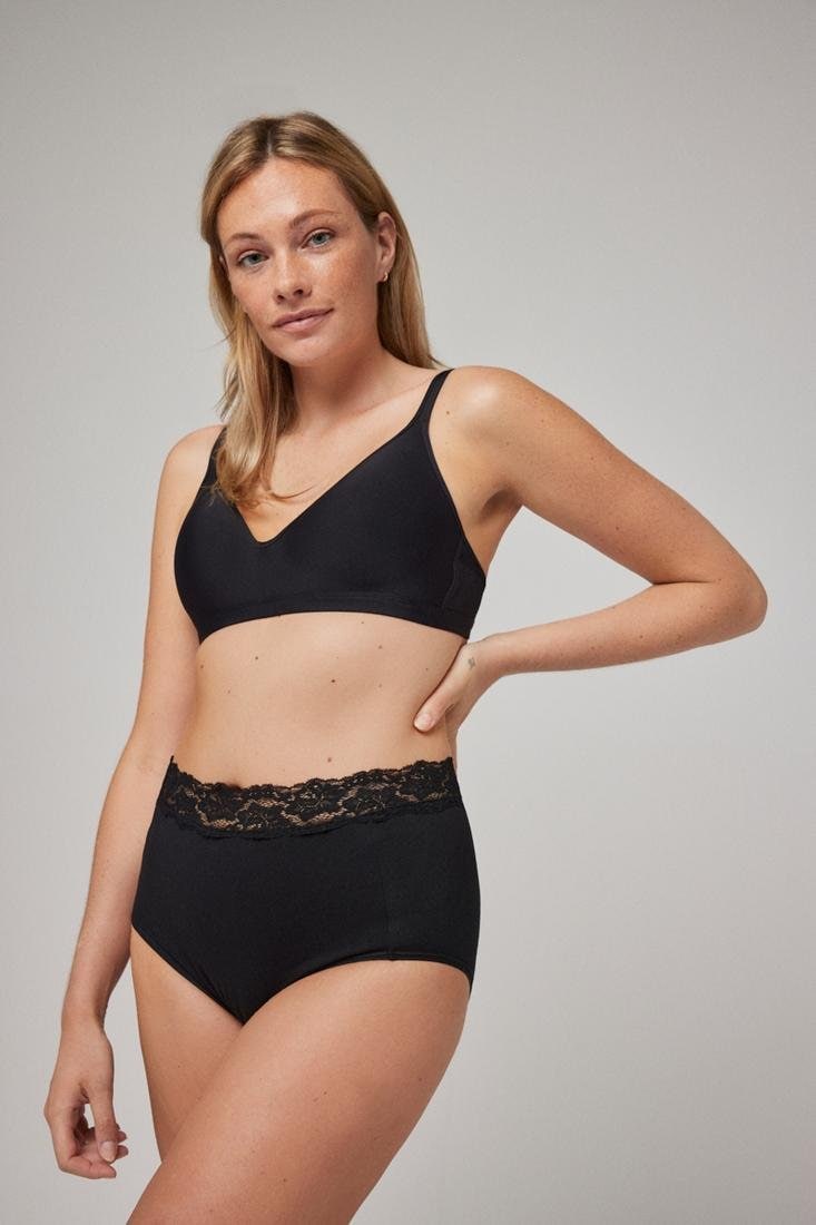 YSABEL MORA Slip gainant 3er Pack,  Baumwollmix, elastisch, leichter Shape-Effekt, Spitze